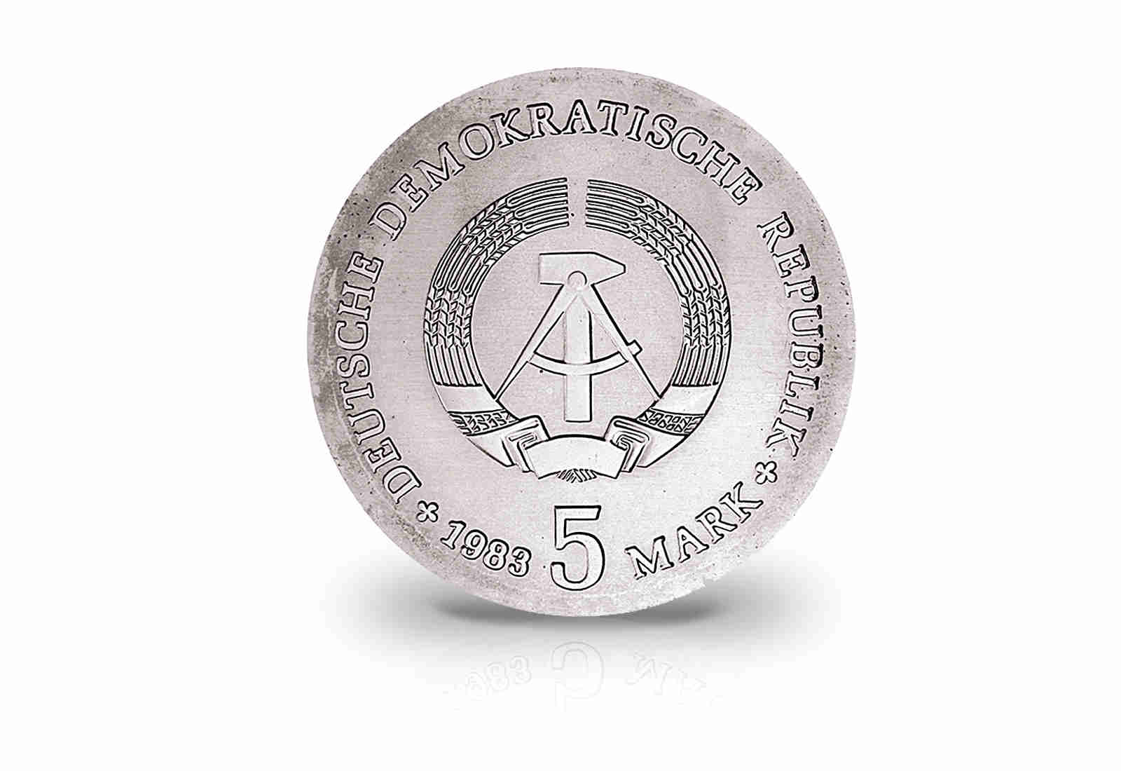 5 Mark 1983 DDR 125. Geburtstag Max Planck