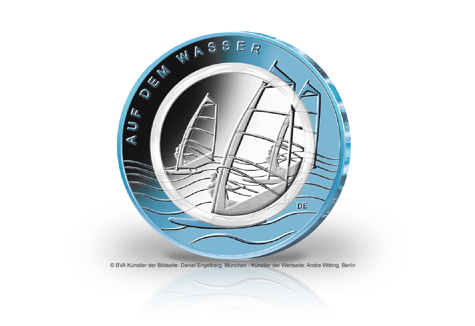 10 Euro 2021 Deutschland Auf dem Wasser PP Prägestätte unserer Wahl