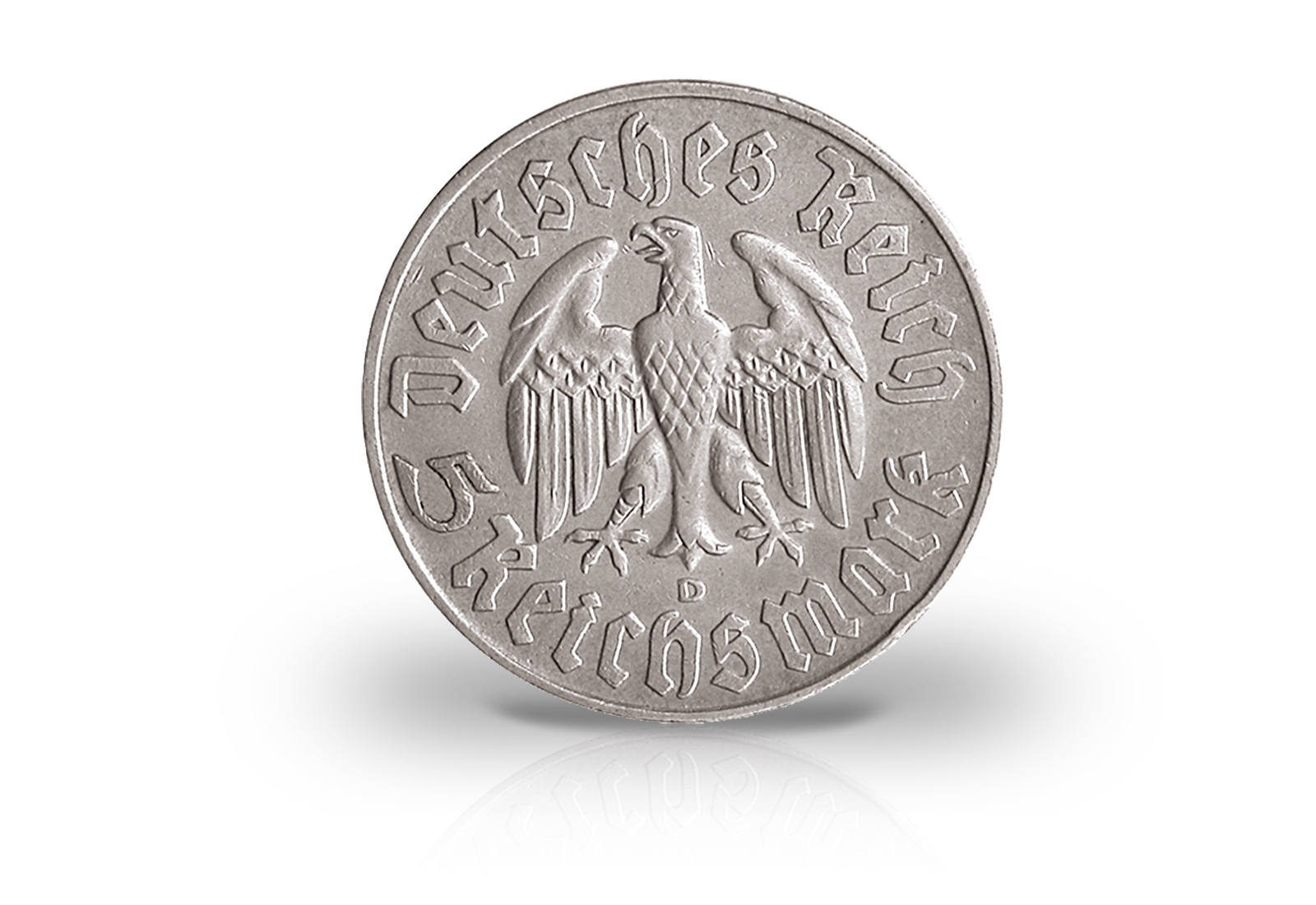 5 Reichsmark 1933 Drittes Reich Martin Luther Prägestätte A J. 353