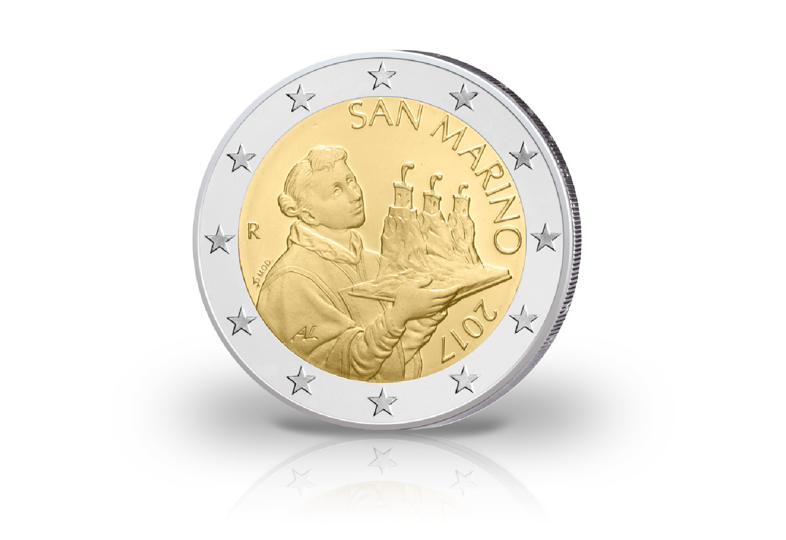 2 Euro 2017 San Marino Kursmünze