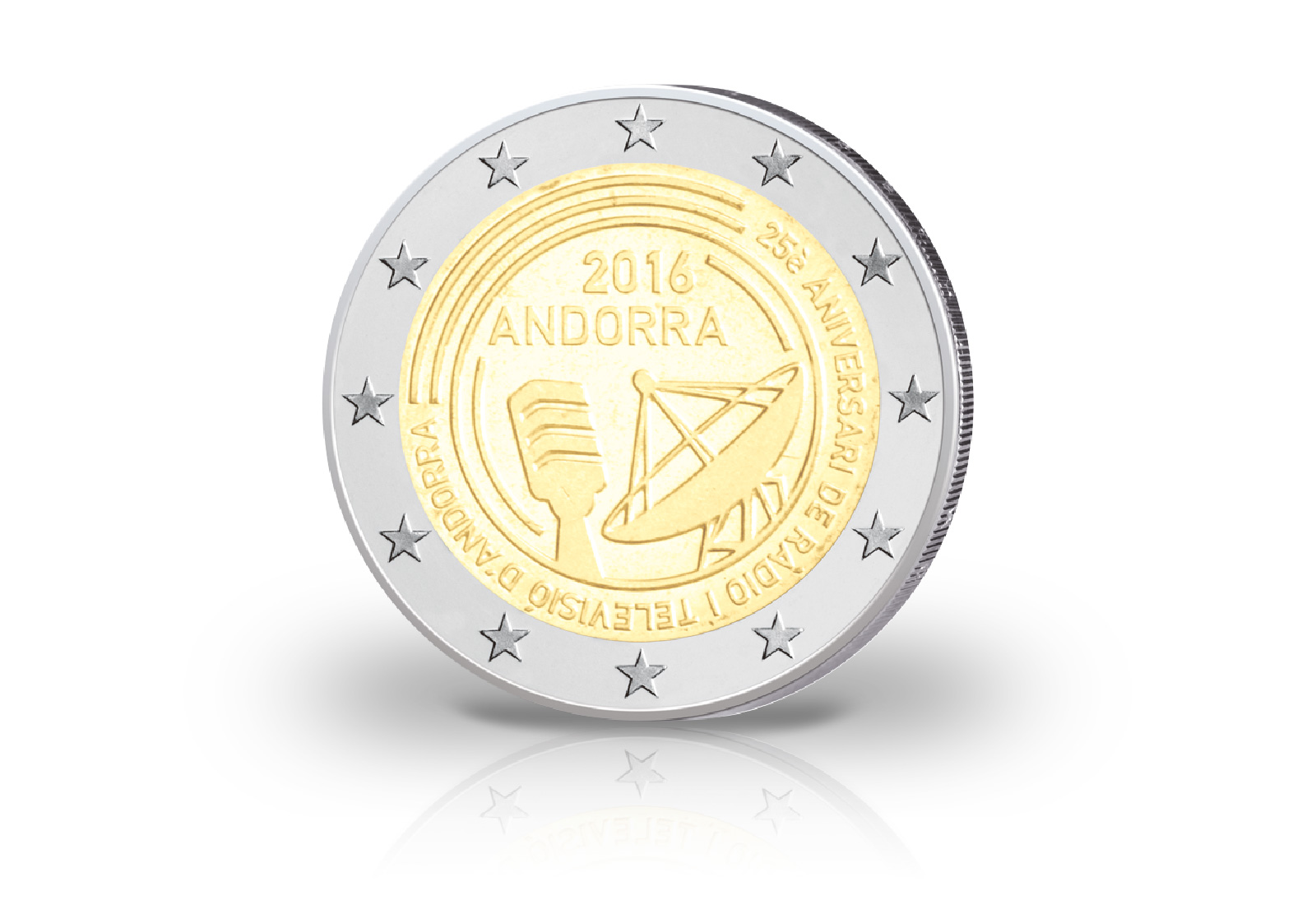 2 Euro 2016 Andorra 25 Jahre Rundfunk st in Coincard