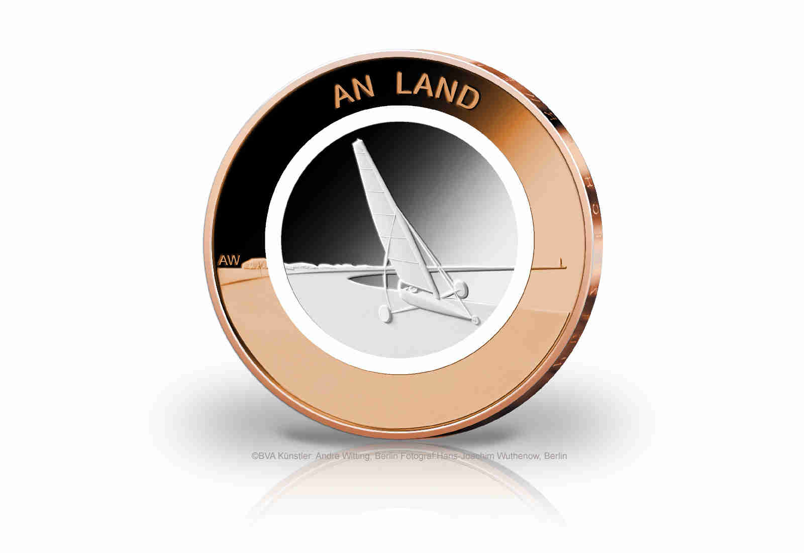10 Euro BRD 2020 An Land mit Polymerring PP Prägestätte A