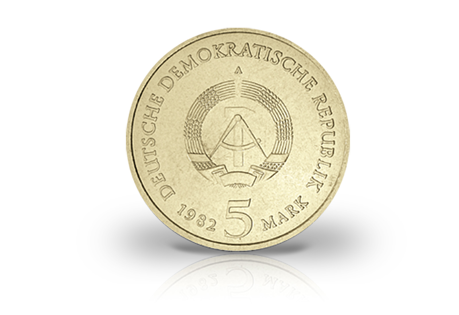5 Mark Gedenkmünze 1982 DDR Johann Wolfgang von Goethe Jaeger-Nr. 1585