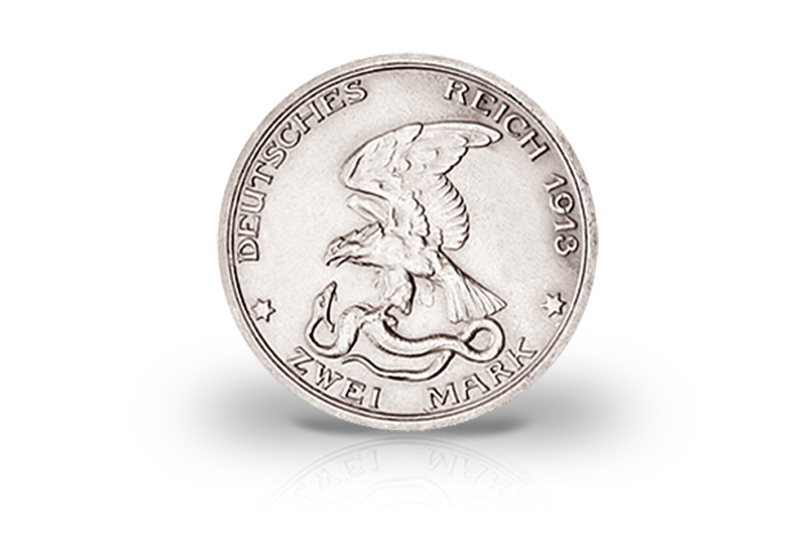 2 Mark 1913 Deutschland Kaiserreich Preußen Befreiungskriege Jaeger-Nr. 109