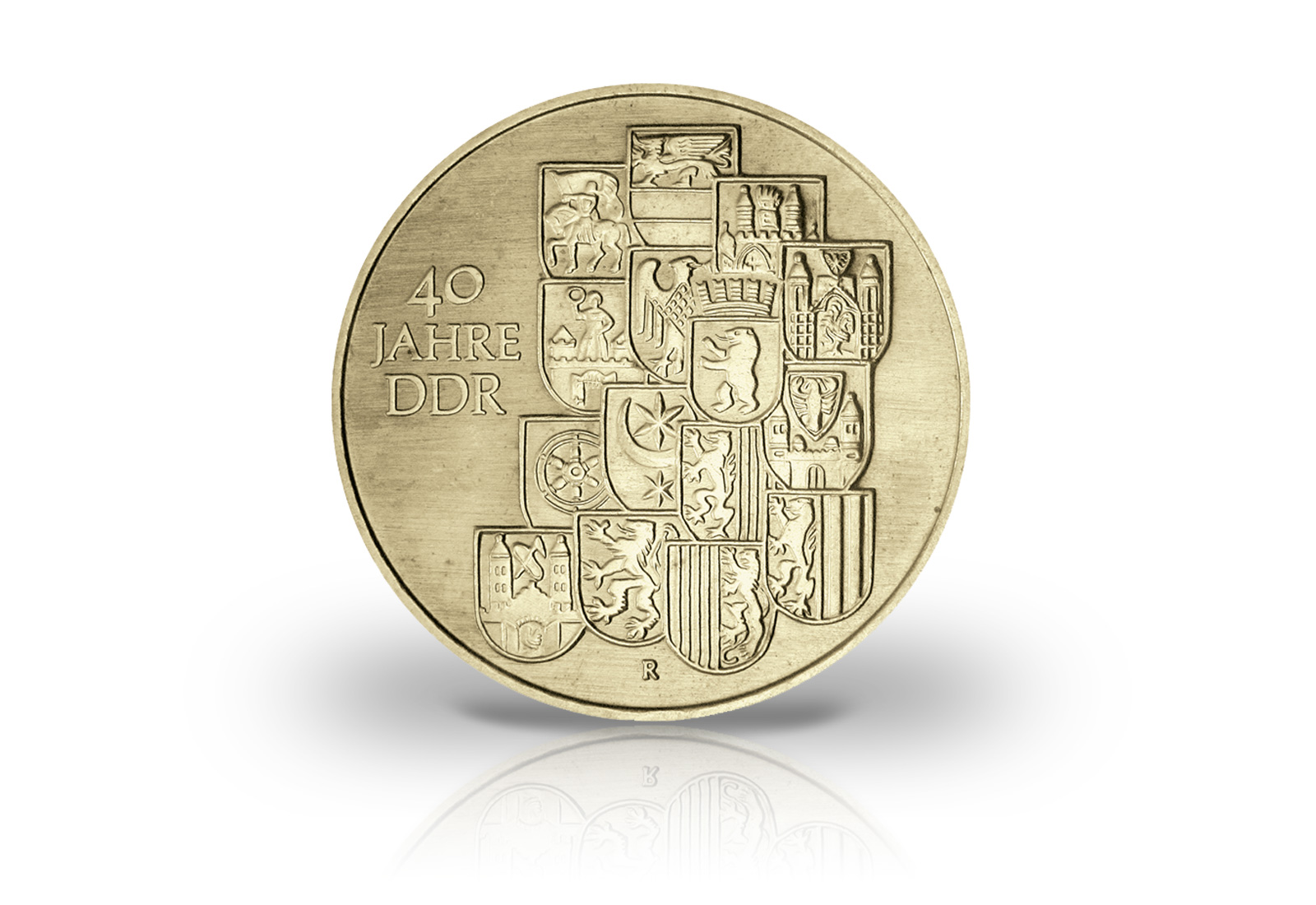 10 Mark Gedenkmünze 1989 DDR 40 Jahre Jaeger-Nr. 1630