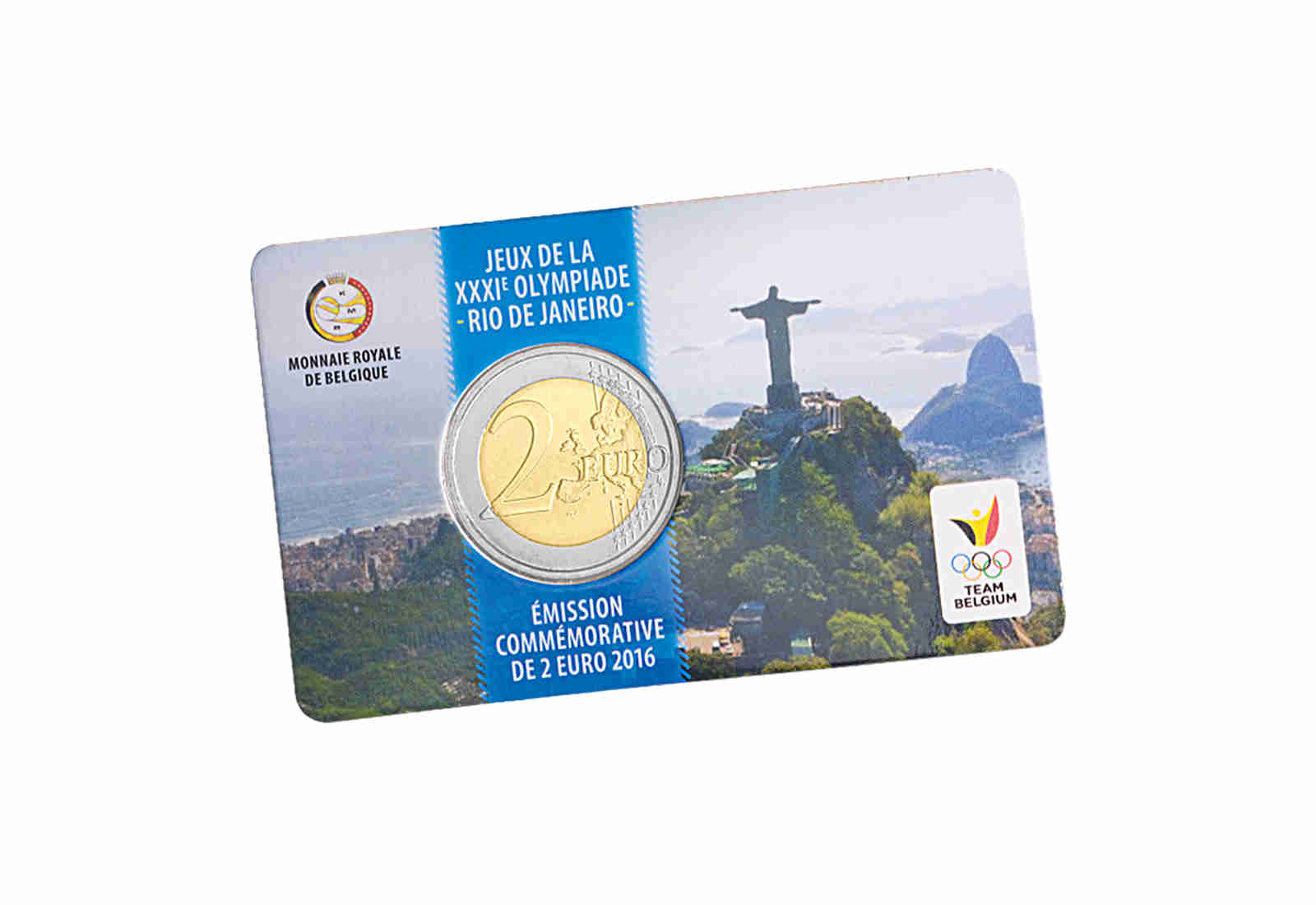 2 Euro 2016 Belgien Olympiade in Rio de Janeiro st in Coincard