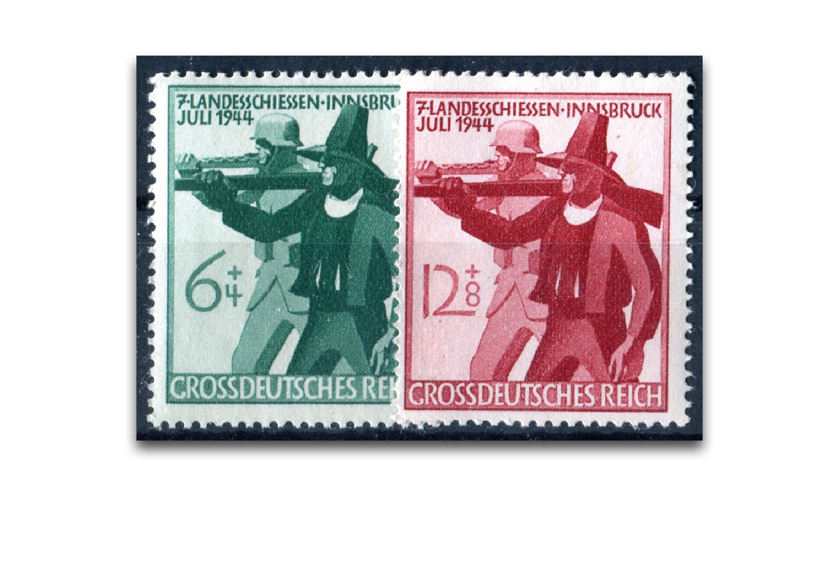 DR Michel Nr.: 897-98 ** Tiroler Landesschießen