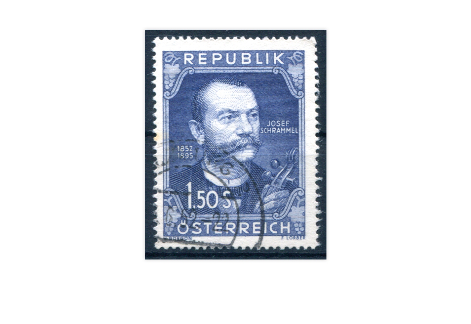 Österreich Mi.Nr. 970 Josef Schrammel gestempelt