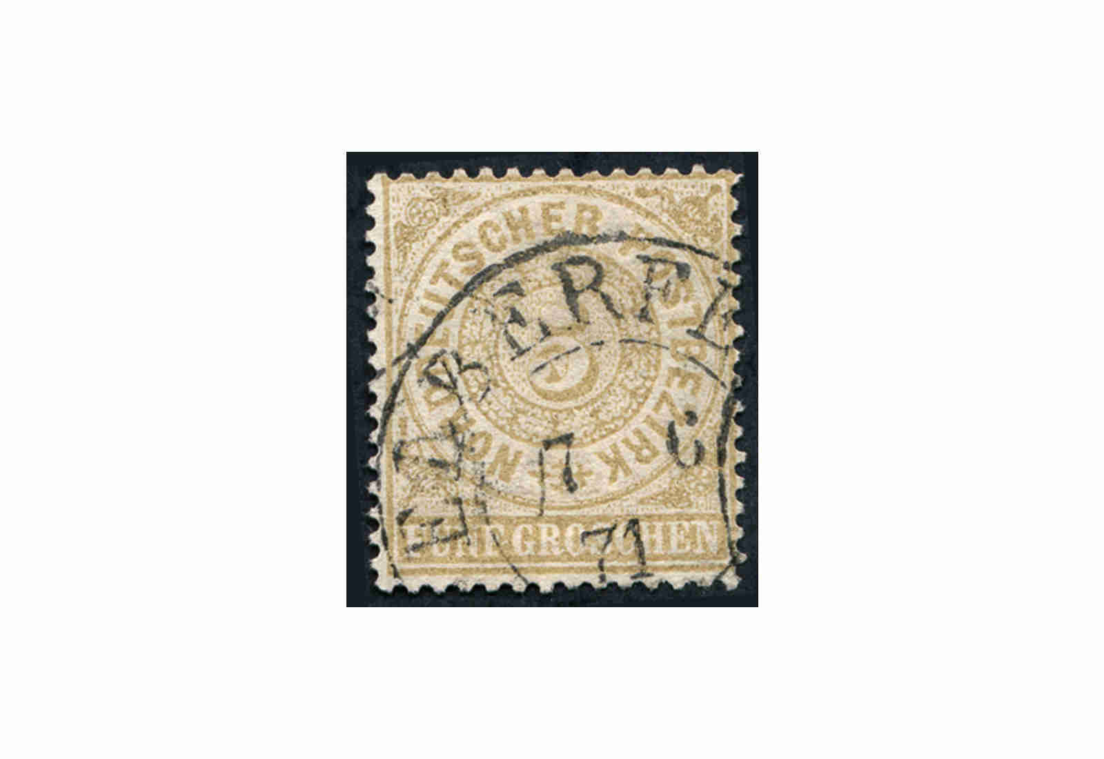 Briefmarke Altdeutschland Norddeutscher Bund Freimarke 1869 Michel-Nr. 18 gestempelt