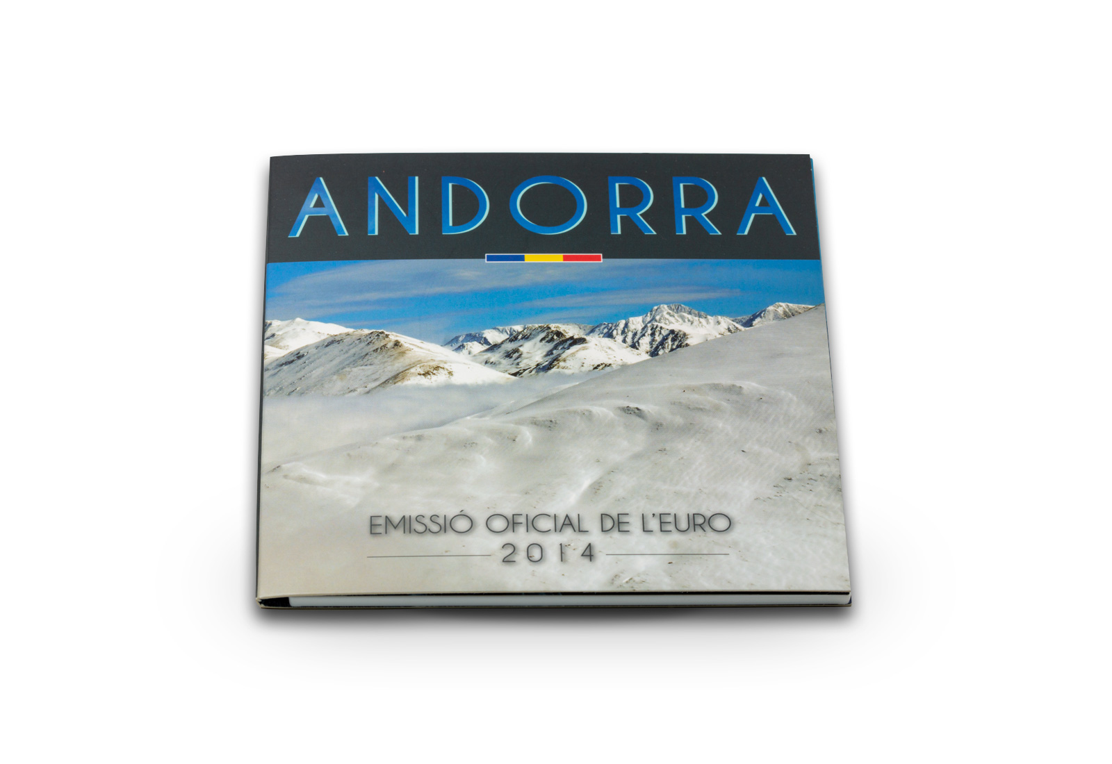 Leerblister für offiziellen Kursmünzsatz "Andorra" 2014