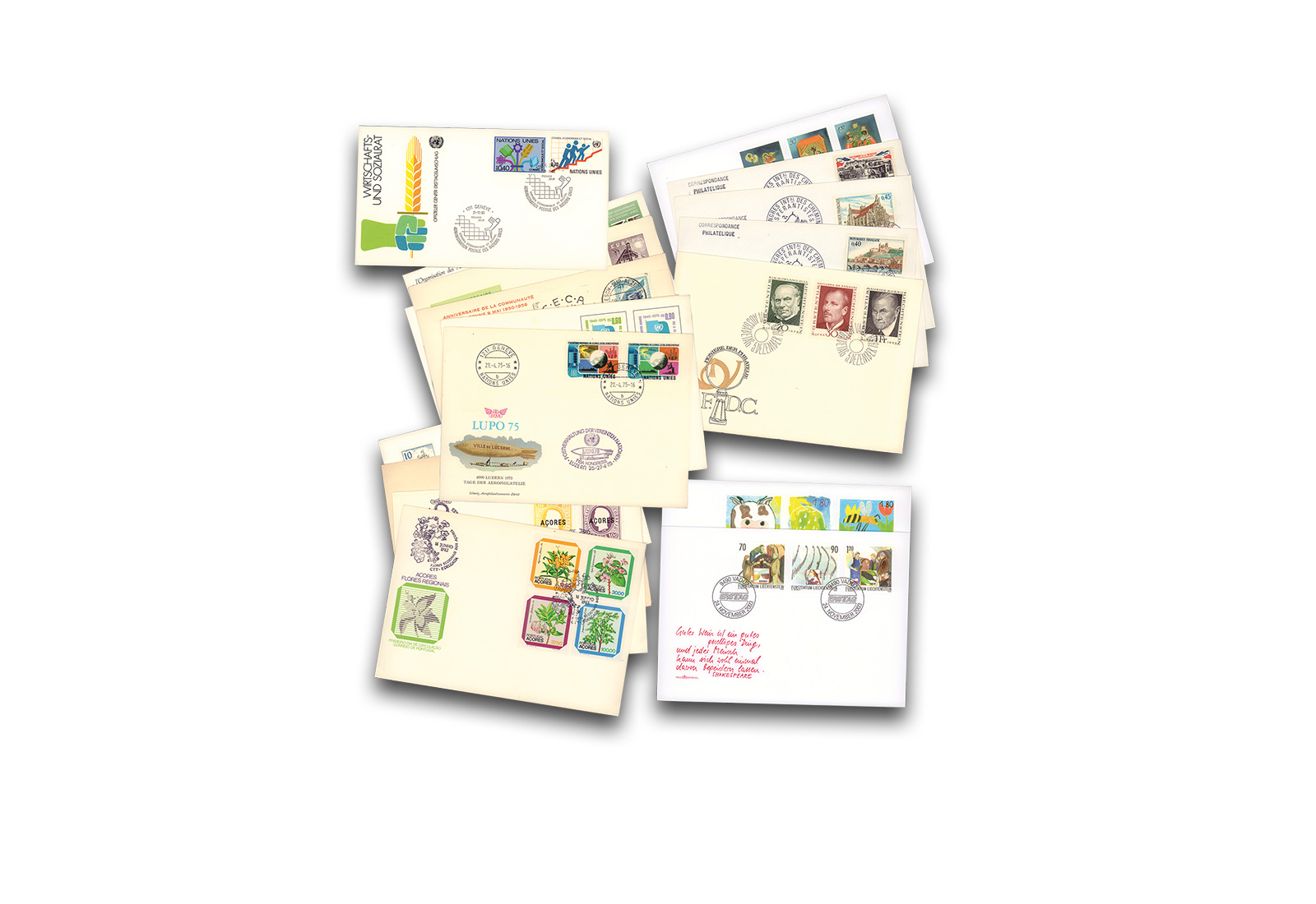 Briefmarken FDCs und Sonderbelege aus aller Welt