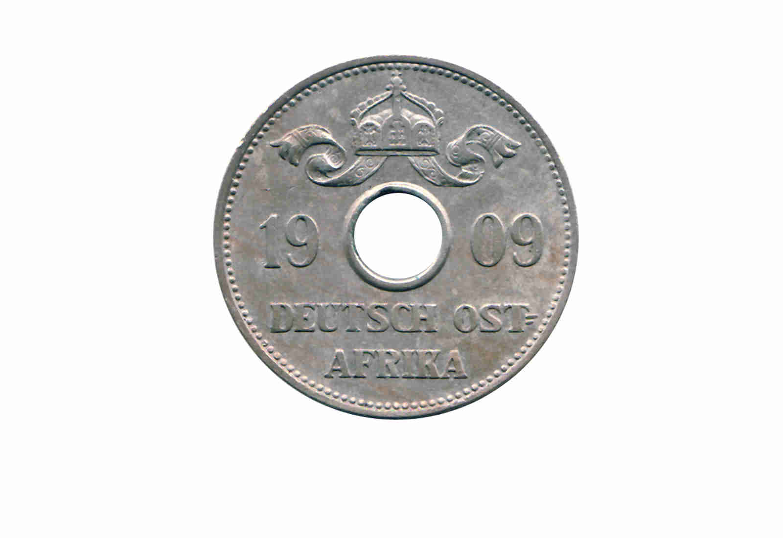 10 Heller 1908 - 1914 Deutsch - Ostafrika Jaeger-Nr. 719