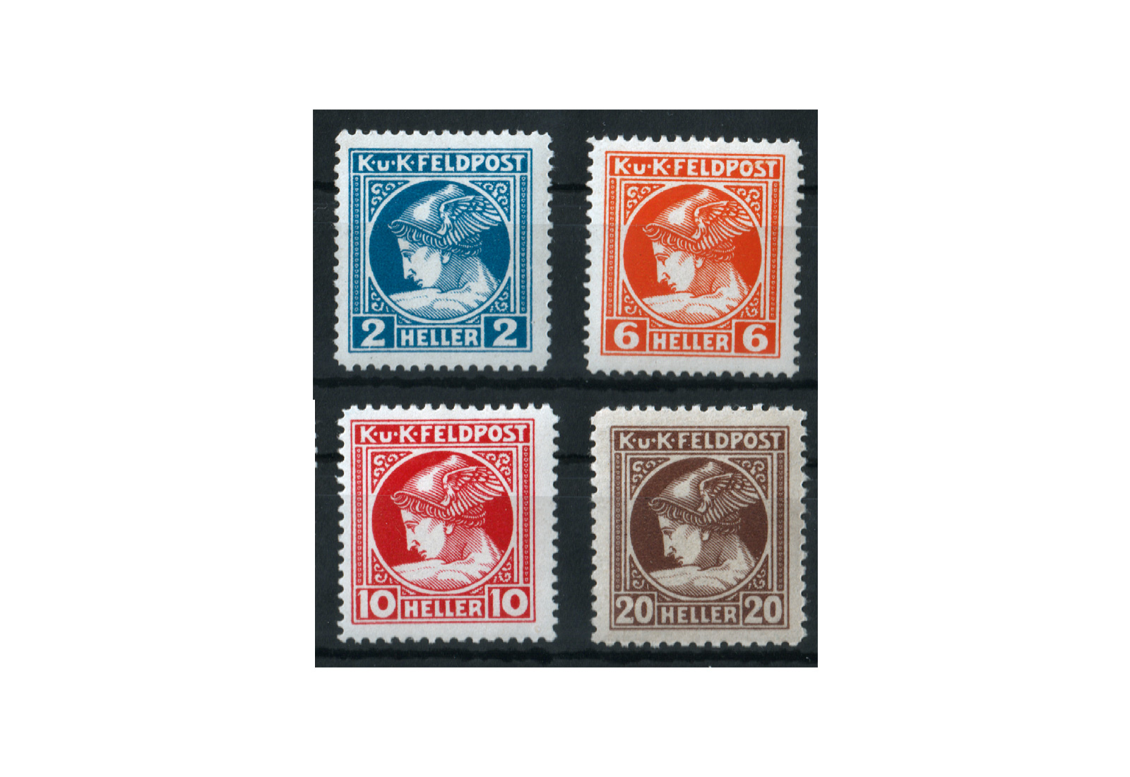 Österreich Feldpost Mi.Nr. 49-52 **