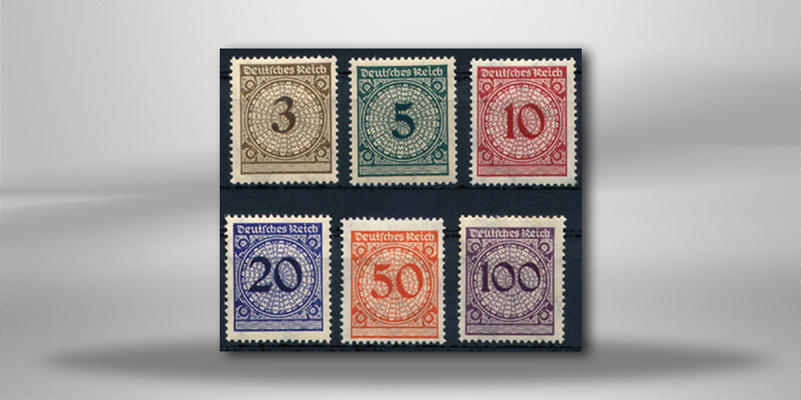 Deutsches Reich Mi.Nr. D 99/104 postfrisch