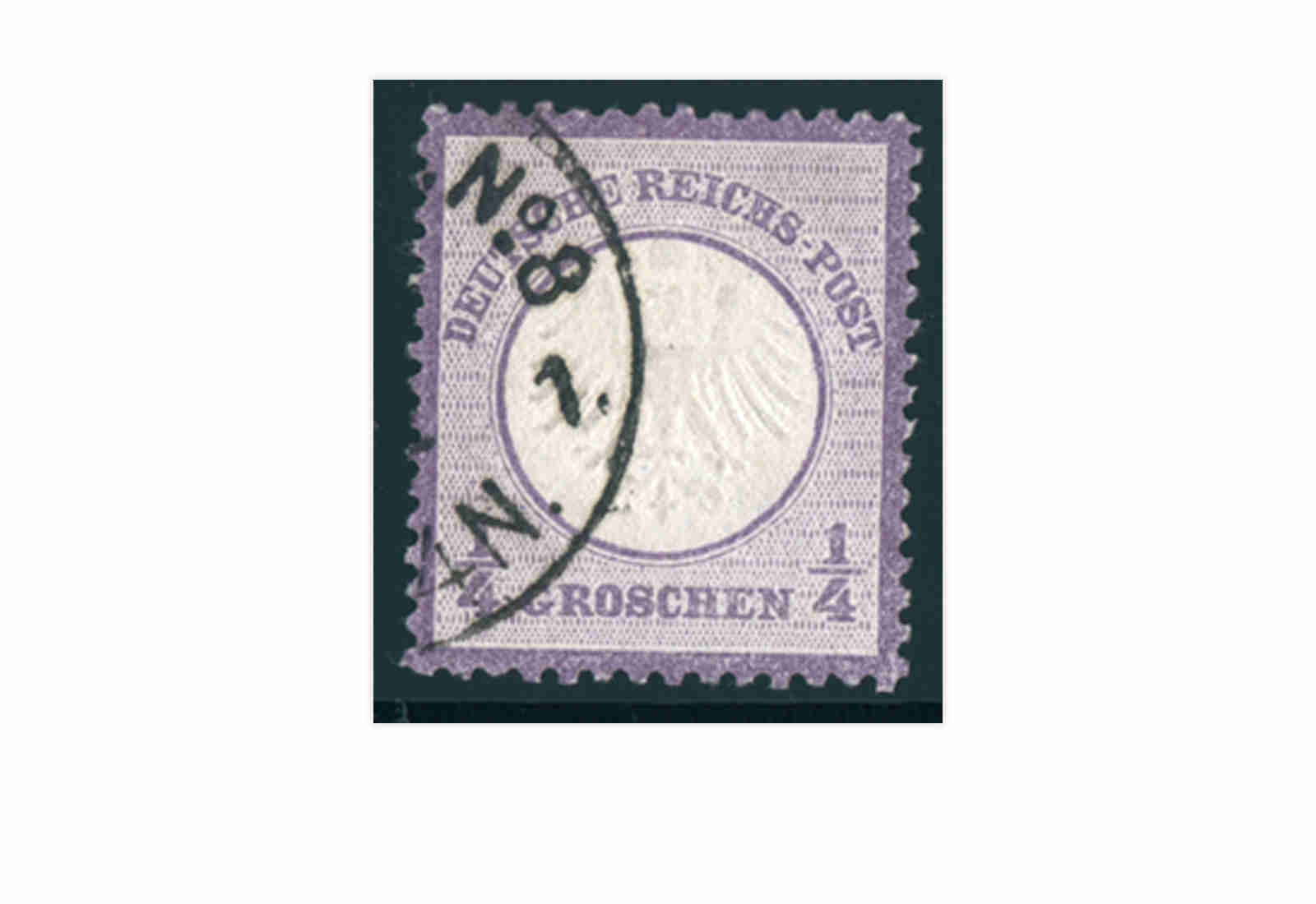 Briefmarke Deutsches Reich Brustschild 1872 Michel-Nr. 1 gestempelt