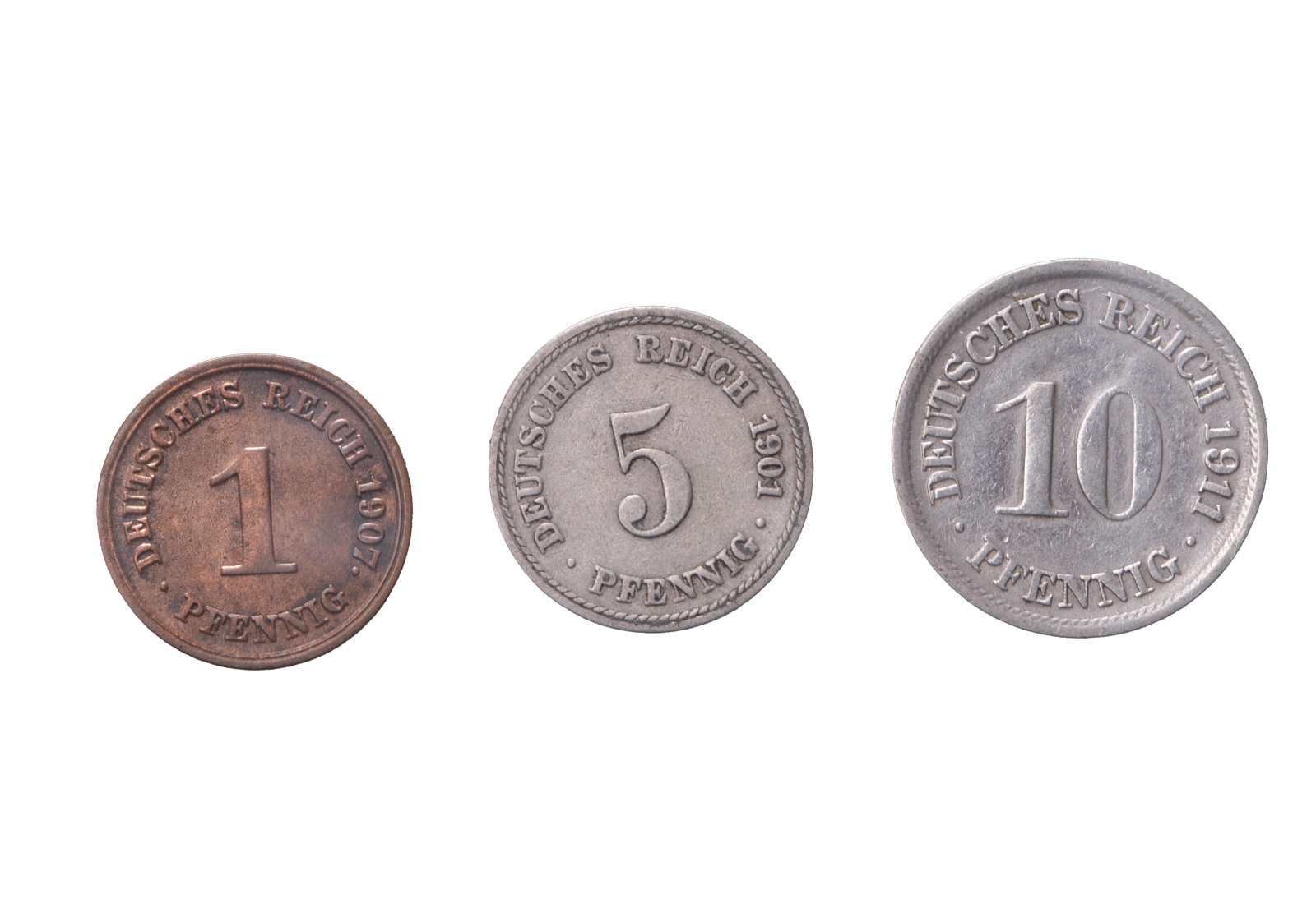 Lektüre deutsches Kaiserreich inkl. Kaiserreich Umlaufmünzen