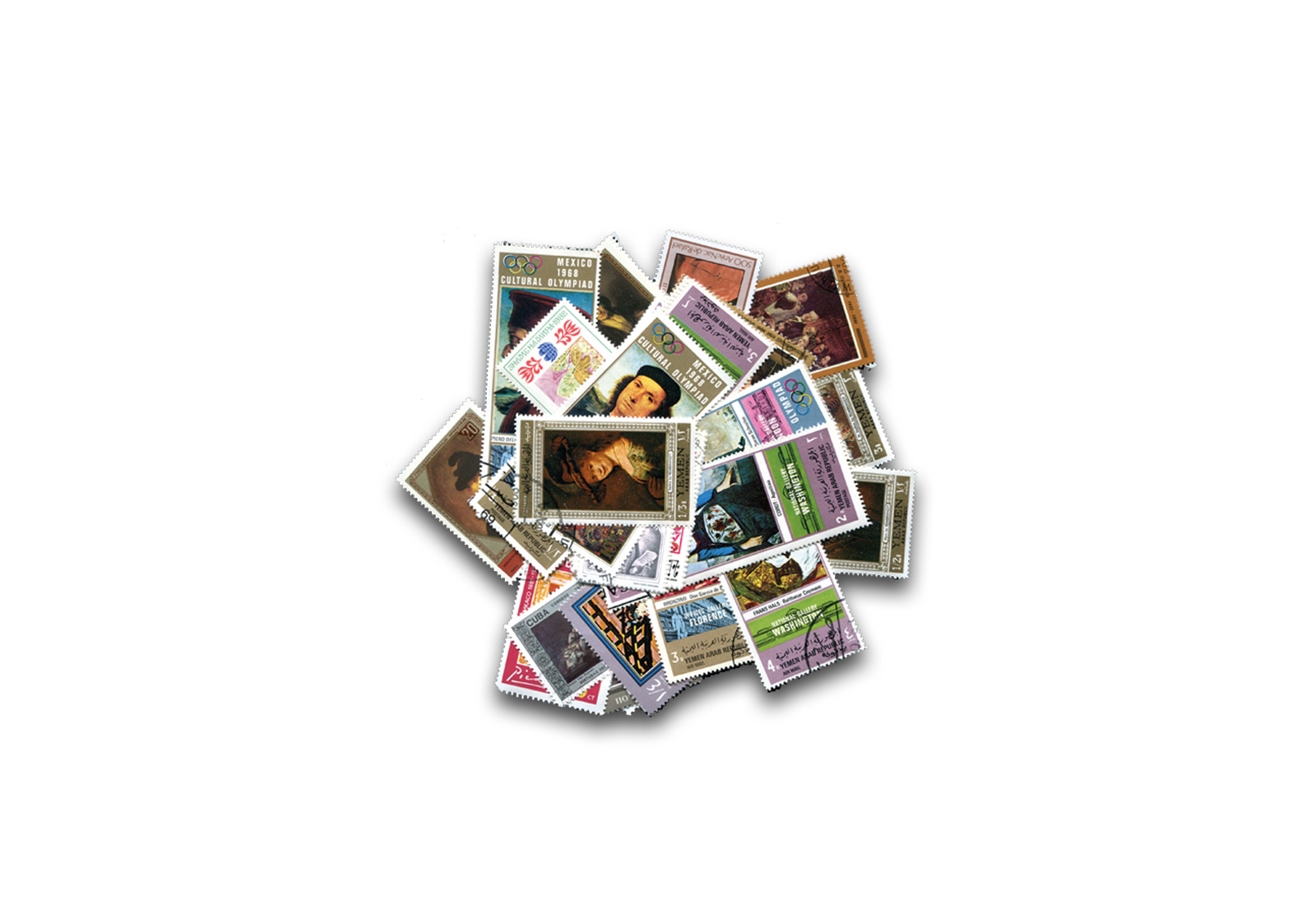 Gemälde Motiv-Sortiment 100 verschiedene Marken