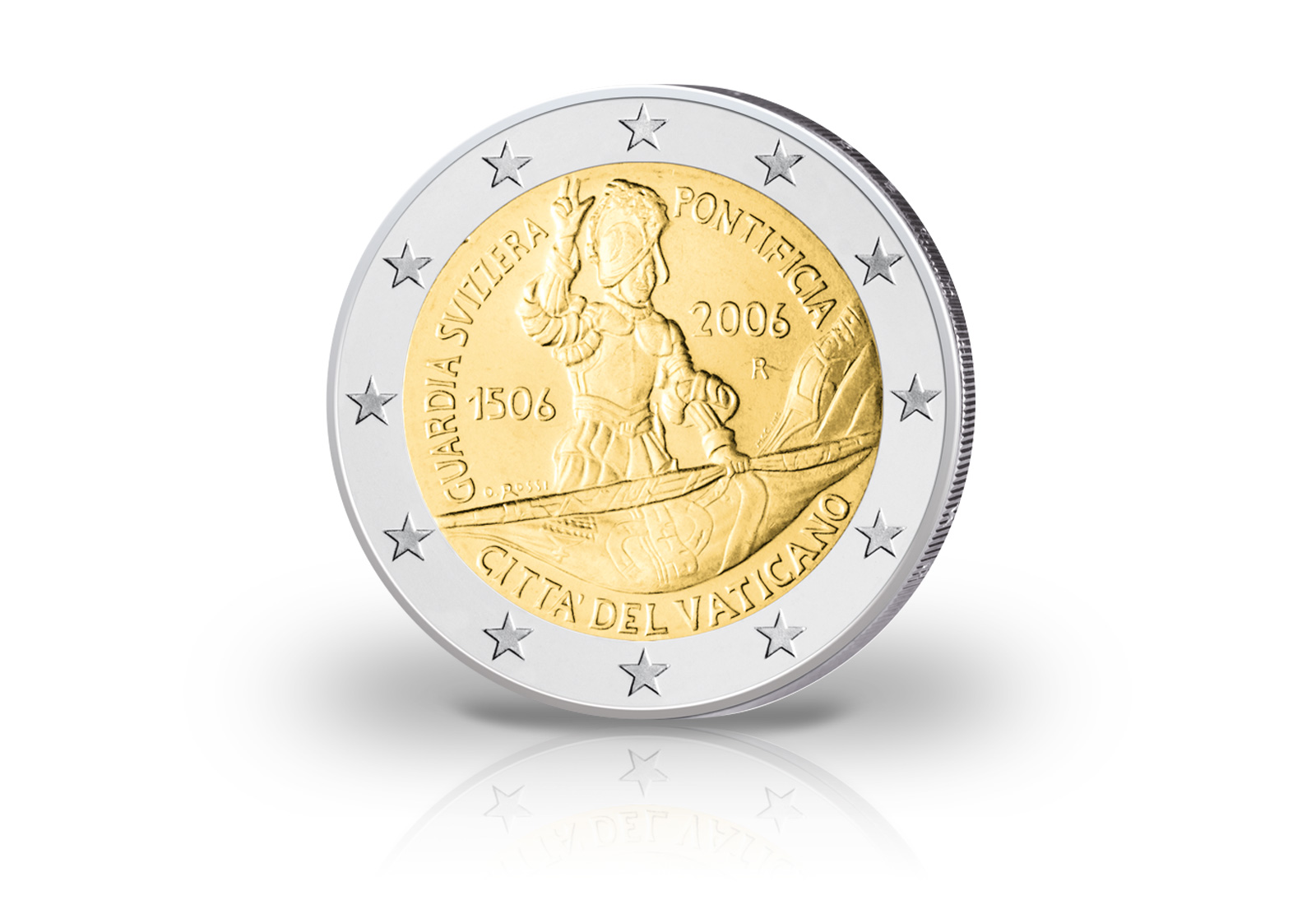 2 Euro 2006 Vatikan Schweizer Garde st im Blister