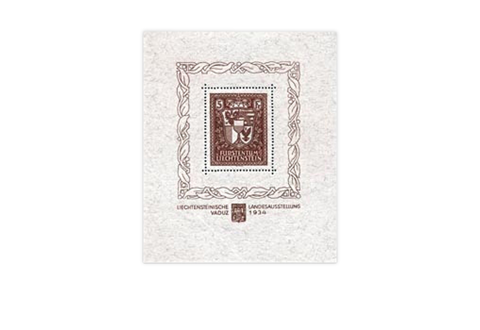 Liechtenstein Block 1 gest.