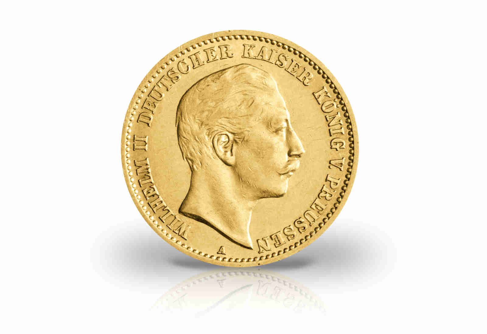 10 Mark Goldmünze 1890-1912 Deutsches Kaiserreich Preußen Kaiser Wilhem II. Jaeger-Nr. 251
