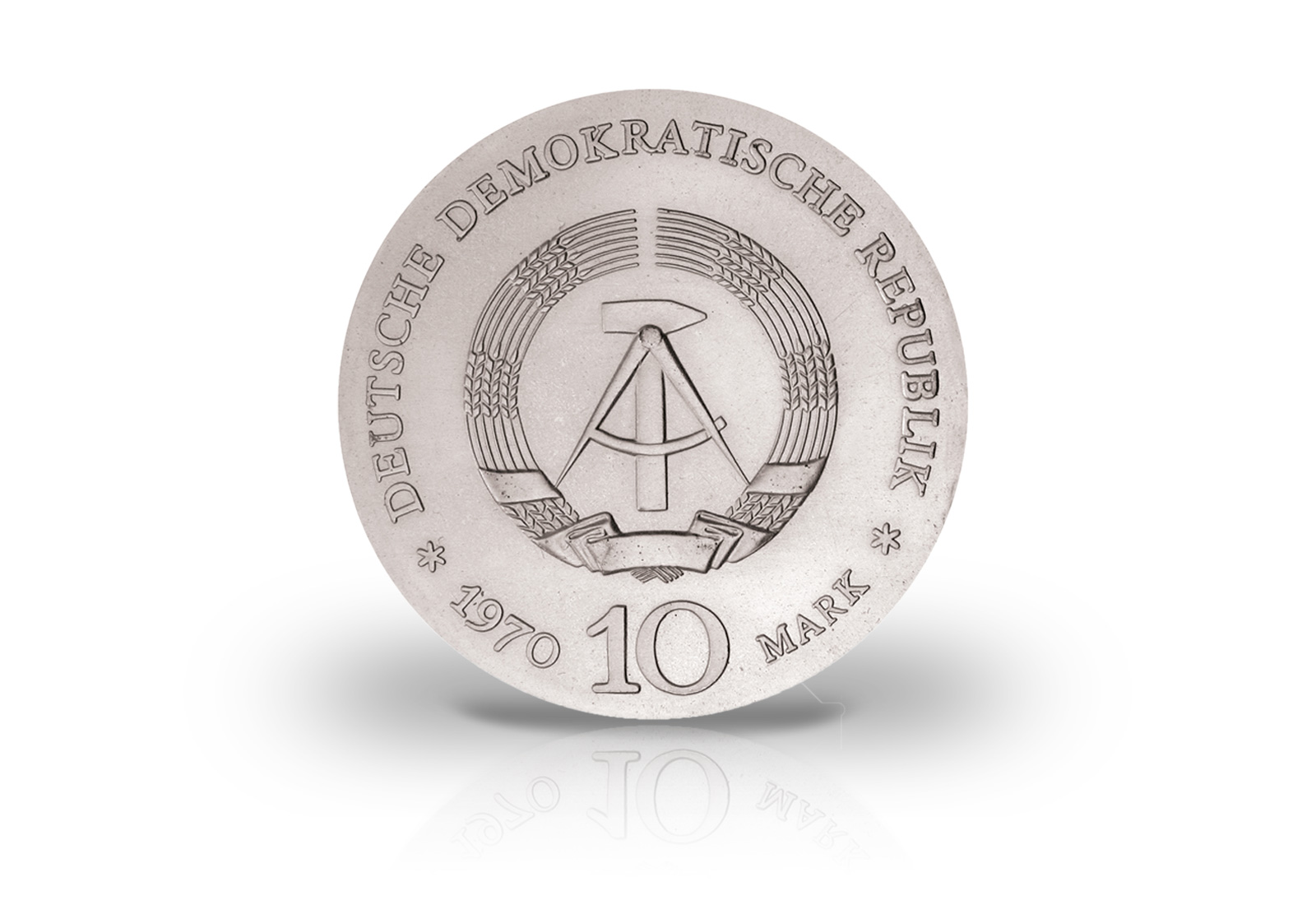 10 Mark Gedenkmünze 1970 DDR Ludwig van Beethoven Jaeger-Nr. 1528