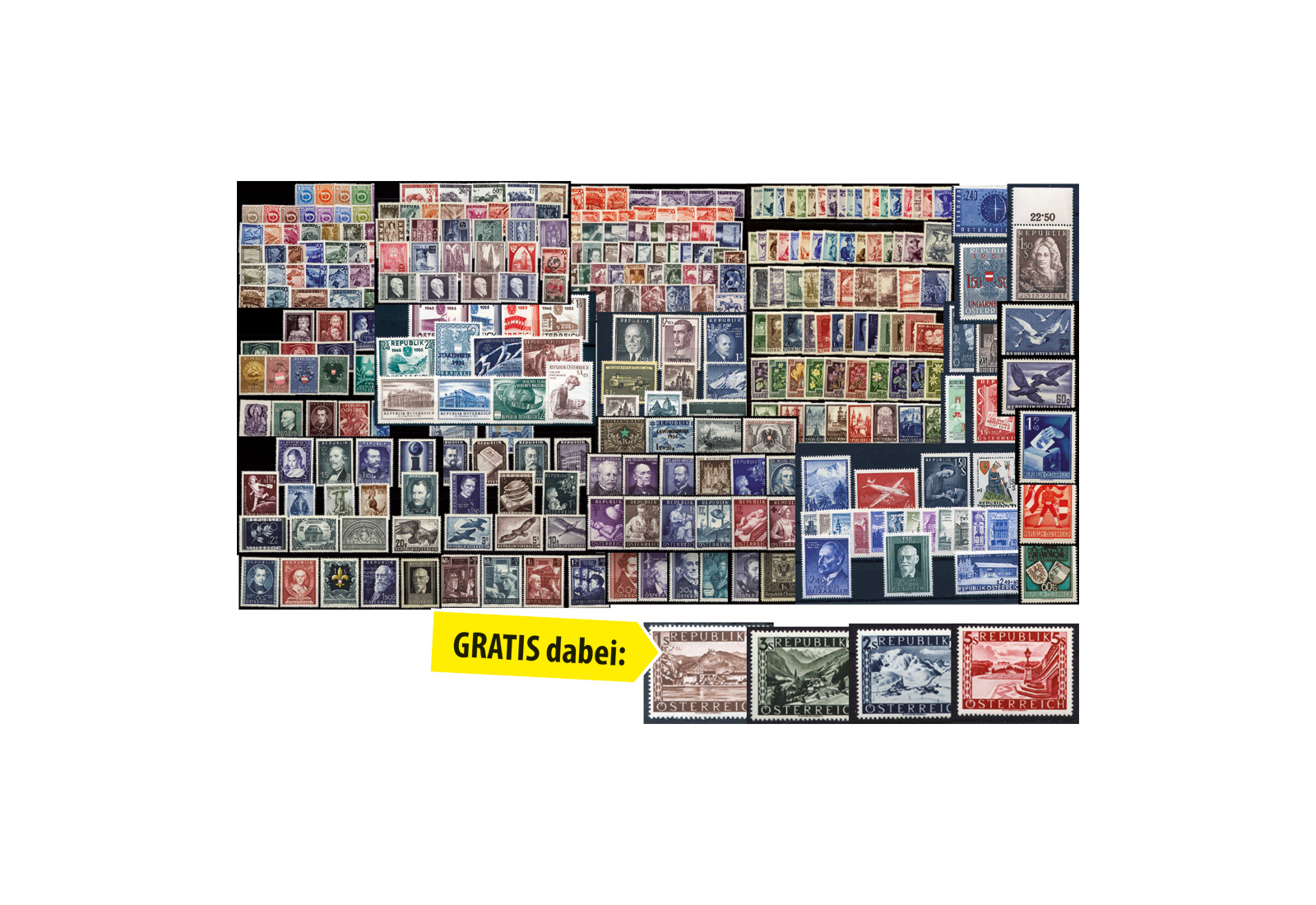 Österreich Jahrgänge 1945-1954 Michel Nr. 721-1011 postfrisch