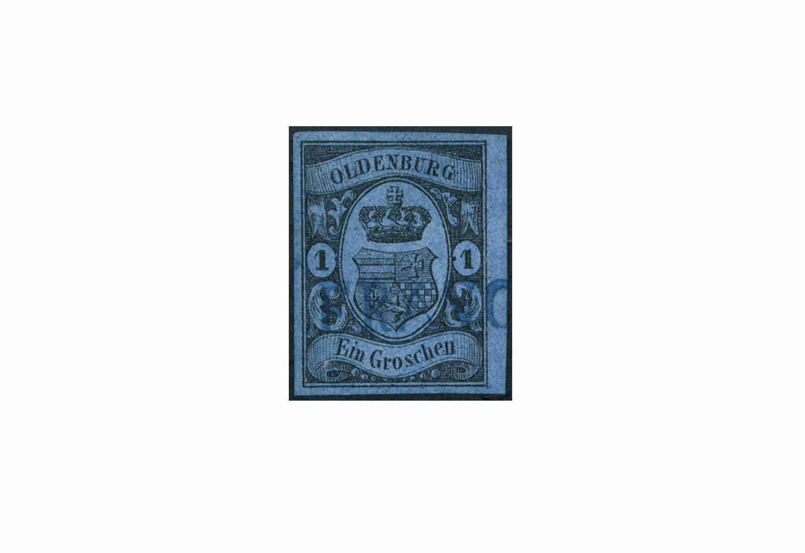 Briefmarke Altdeutschland Oldenburg Freimarke 1859 Michel-Nr. 6 gestempelt