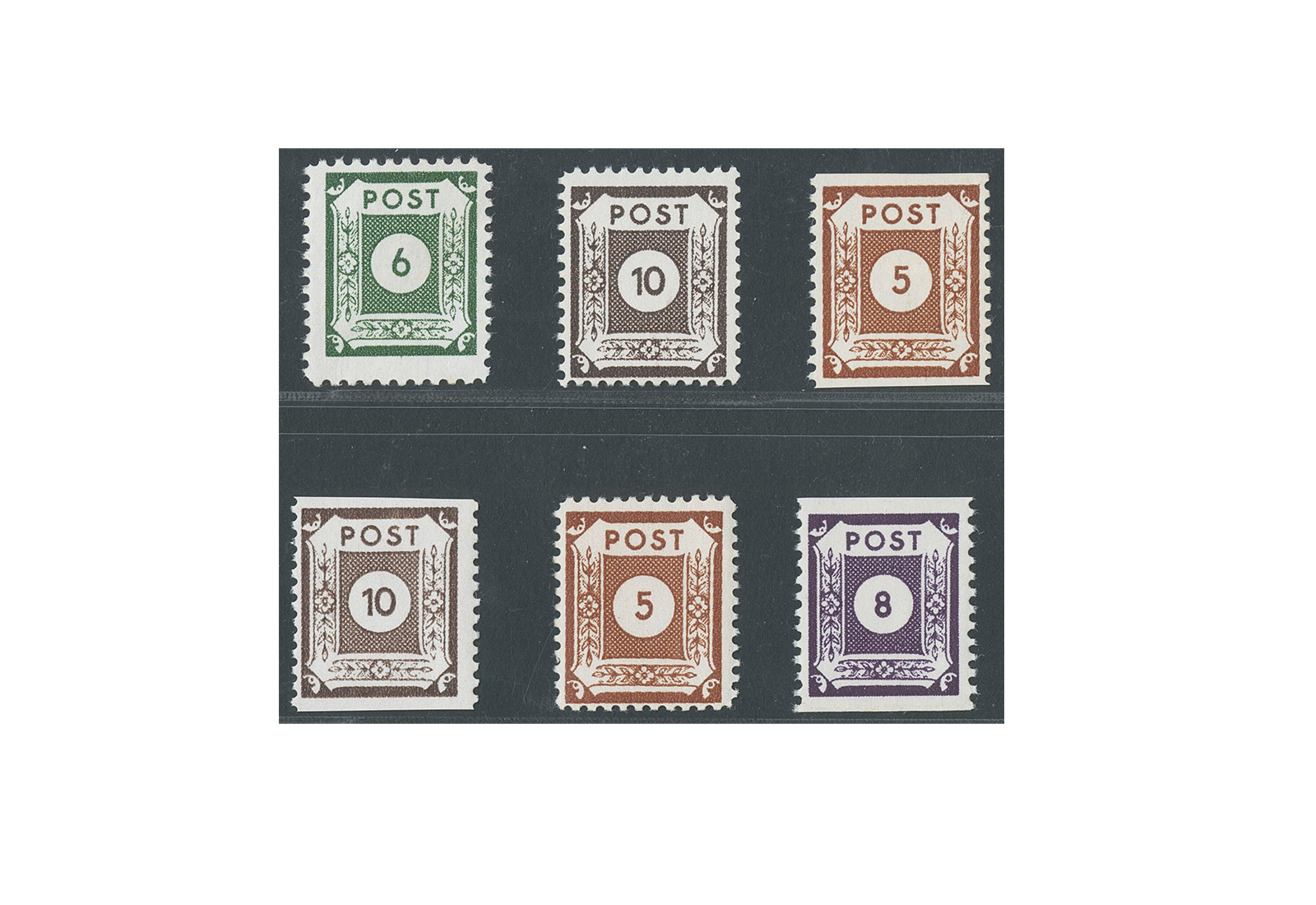 Briefmarken SBZ-Lot Postmeistertrennung postfrisch geprüft