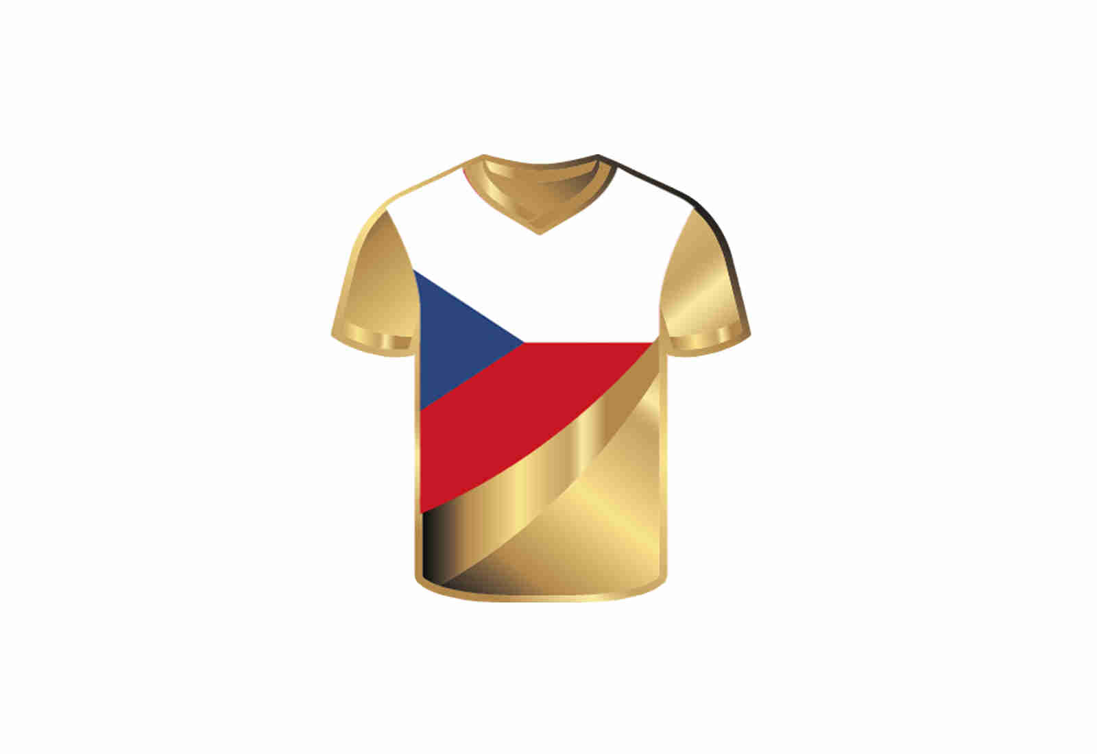 Goldmünze Trikot Tschechische Republik 999/1000 Gold Geschenk Sport