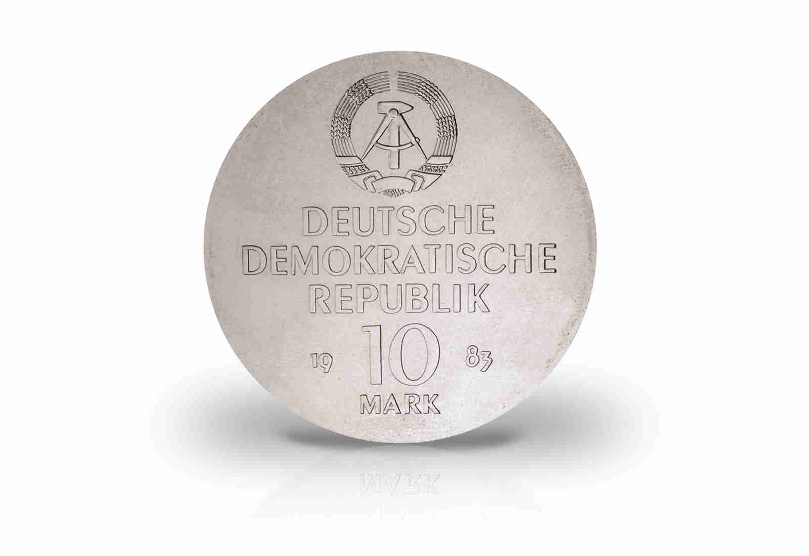 10 Mark Gedenkmünze 1983 DDR Richard Wagner Jaeger-Nr. 1589