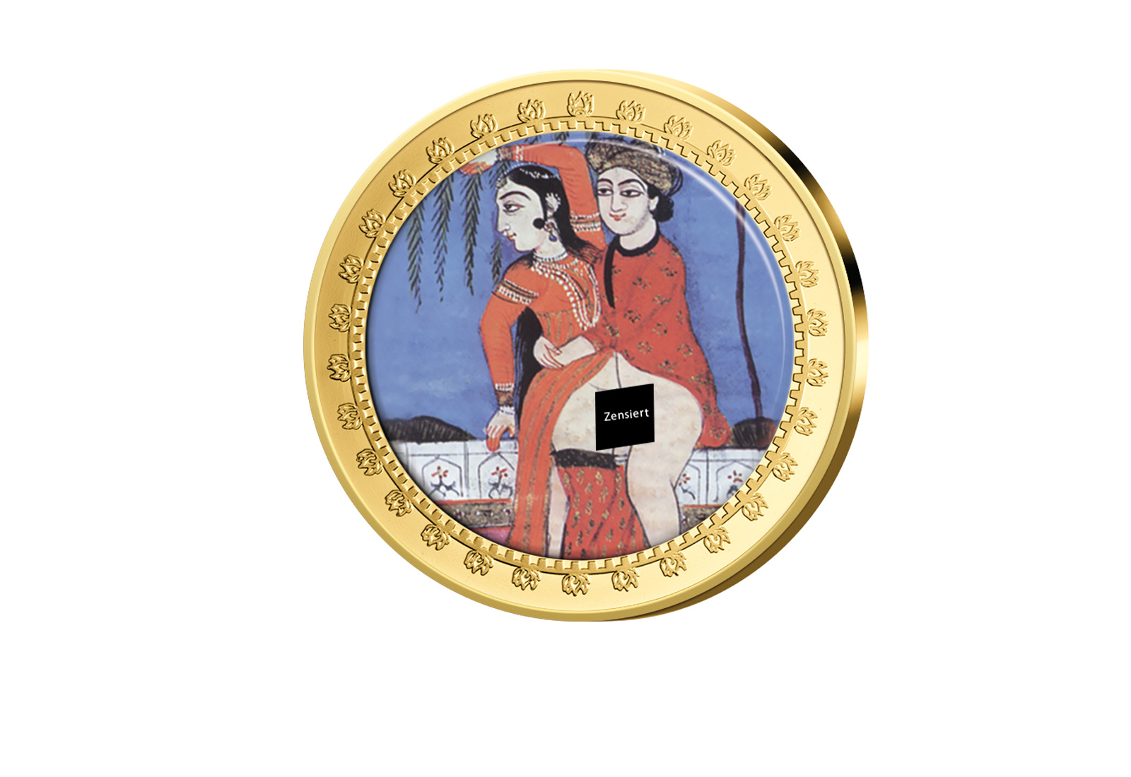 Kamasutra Farbprägung Goldauflage Bambus