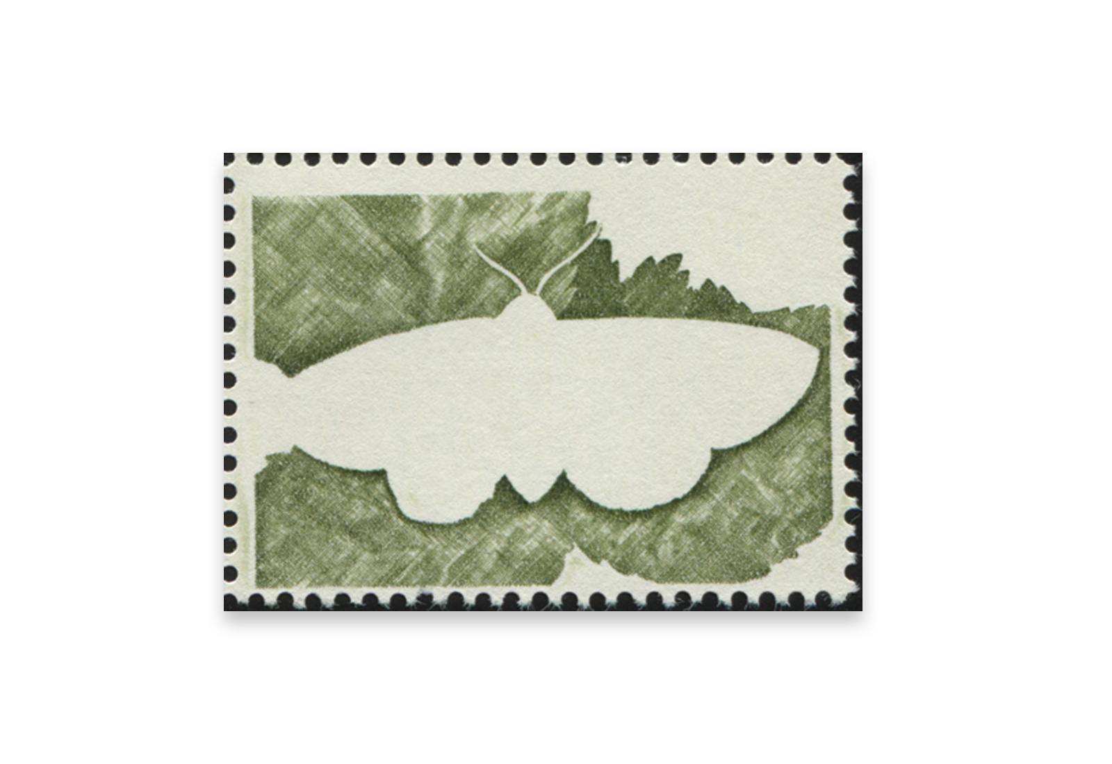 Briefmarken Versuchsdruck WIFAG Schmetterling Phase 2 mit Originalgummierung