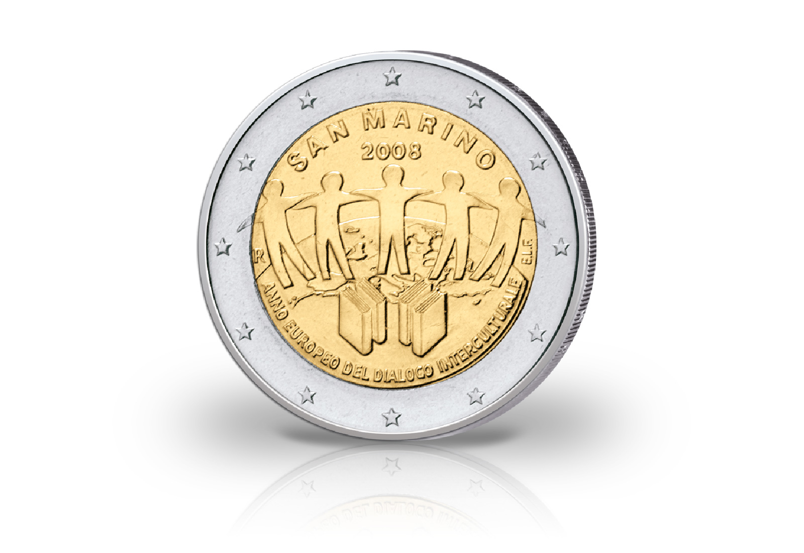 2 Euro 2008 San Marino Interkultureller Dialog st im Blister