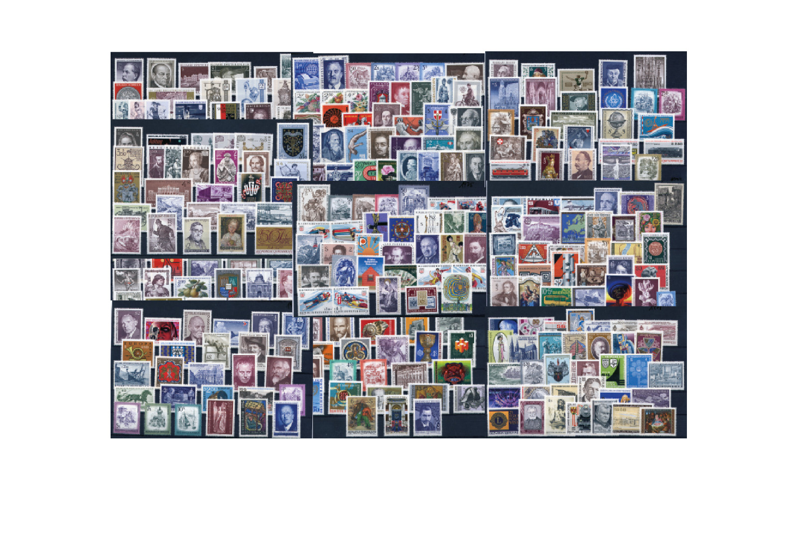 Österreich Jahrgang 1970-1979 Michel Nr. 1320-1630 postfrisch