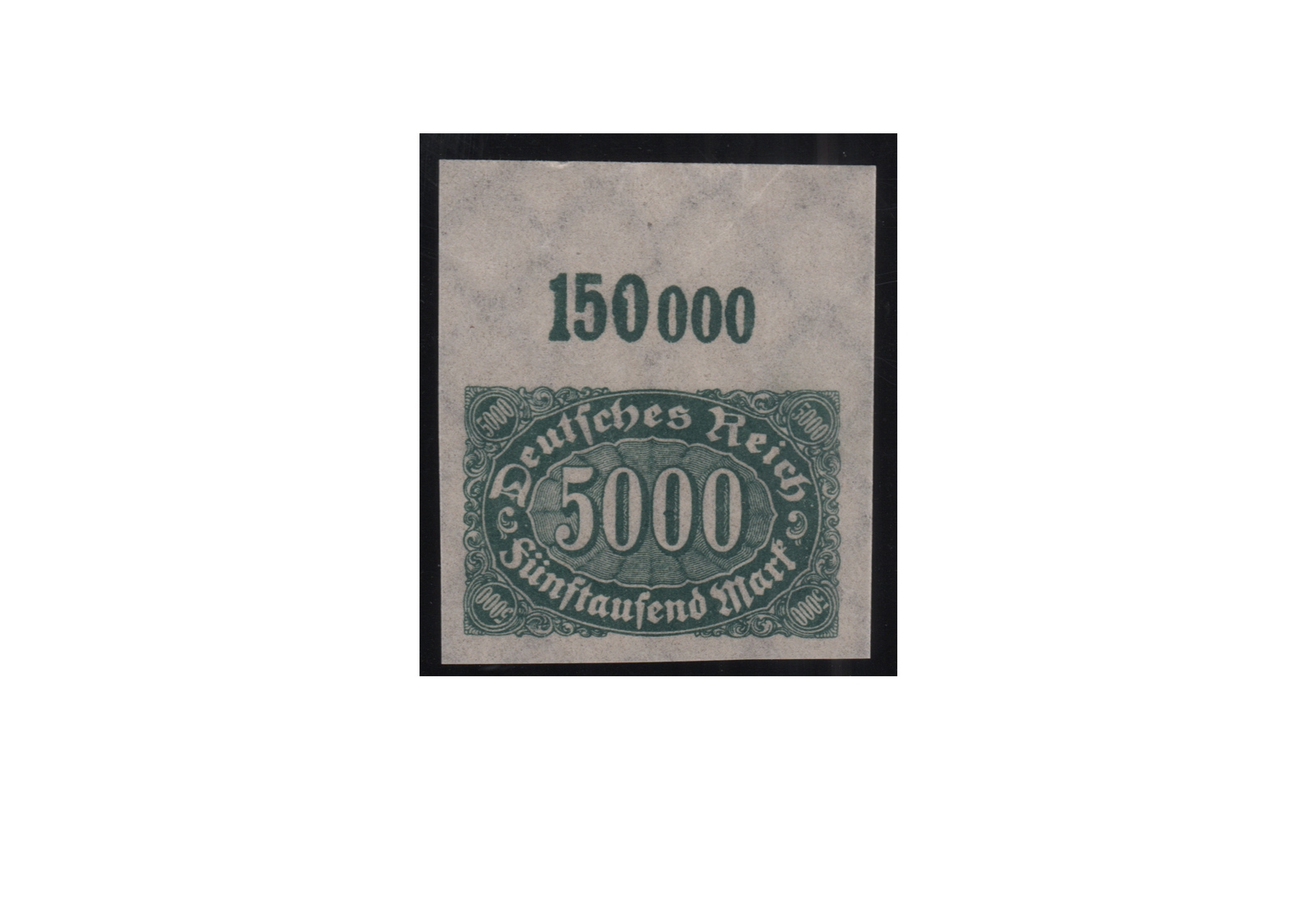 Briefmarke Deutsches Reich Ziffern im Oval 1923 Michel-Nr. 256 U OR postfrisch