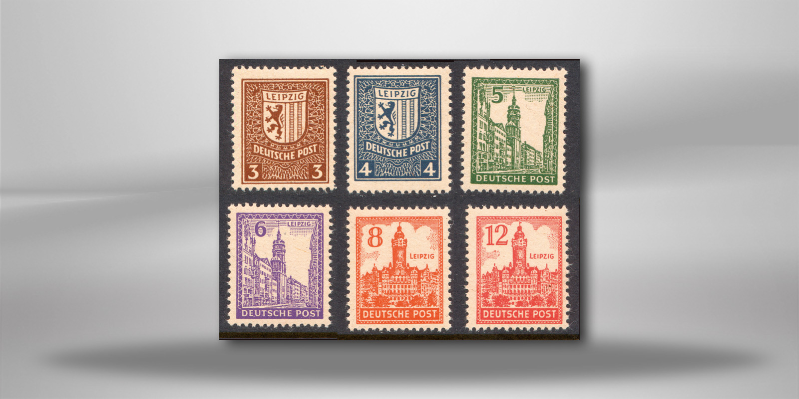 SBZ Michel-Nr. 156/161 y postfrisch