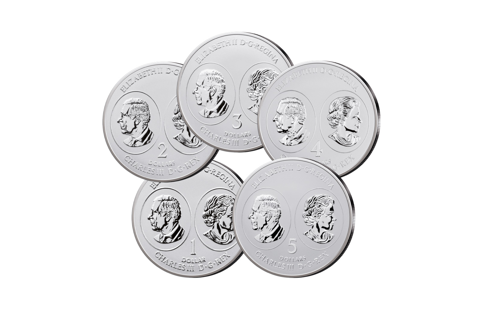 5er Silber-Set Maple Leaf 2026 1/20 oz - 1 oz im Etui