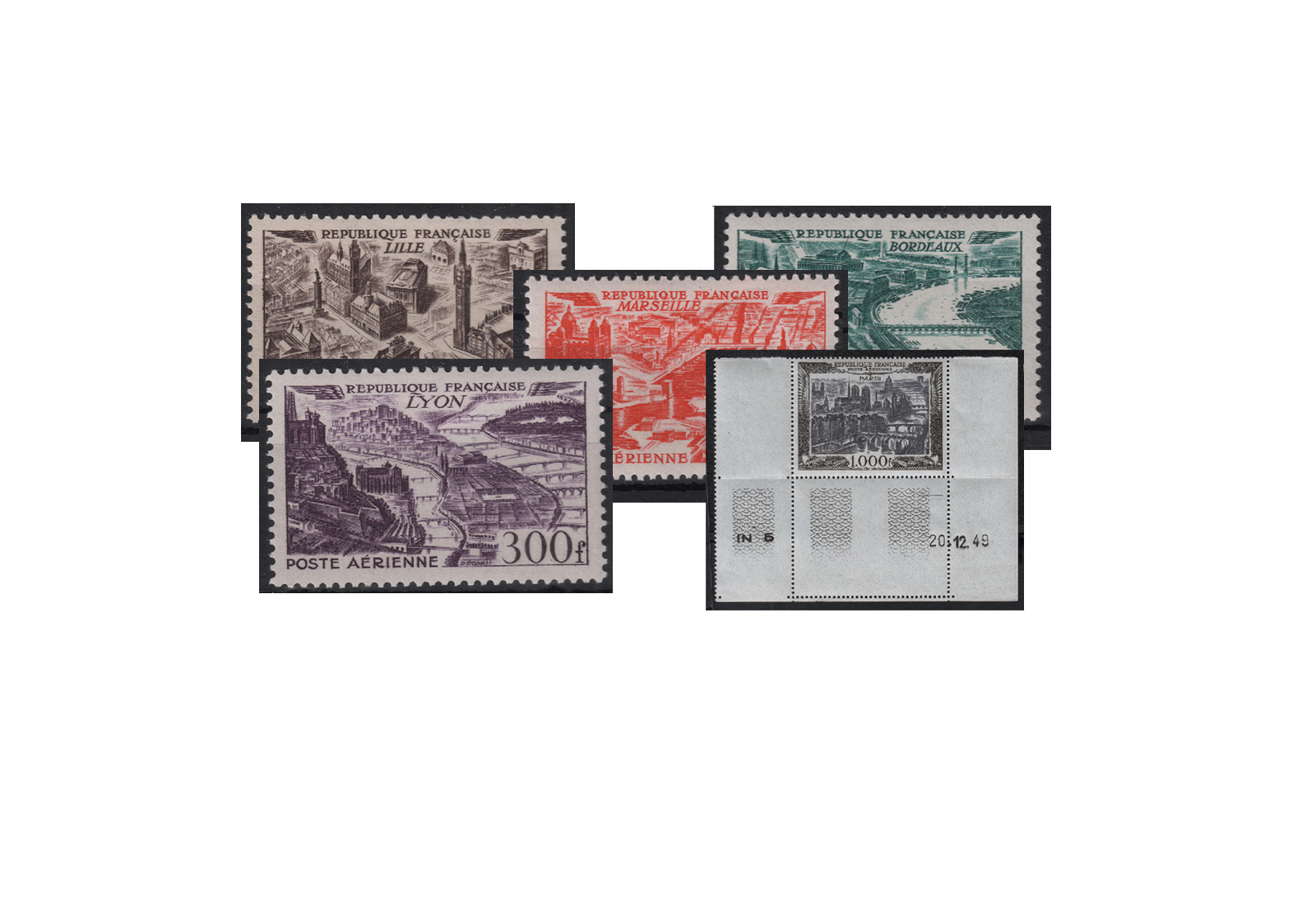 Frankreich Französische Großstädte Mi.Nr. 861-865 **