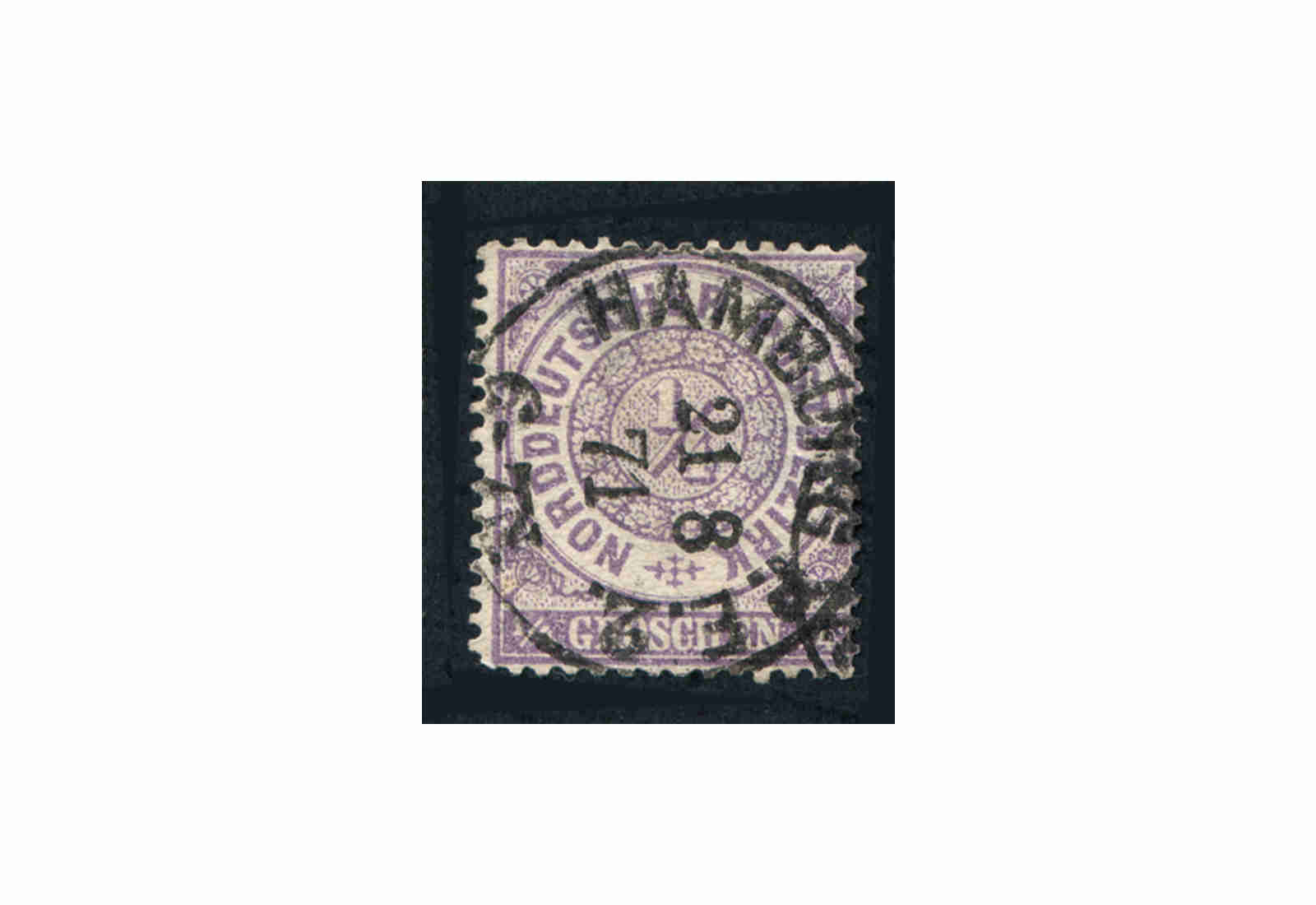 Briefmarke Altdeutschland Norddeutscher Bund Freimarke 1868 Michel Nr. 1 gestempelt