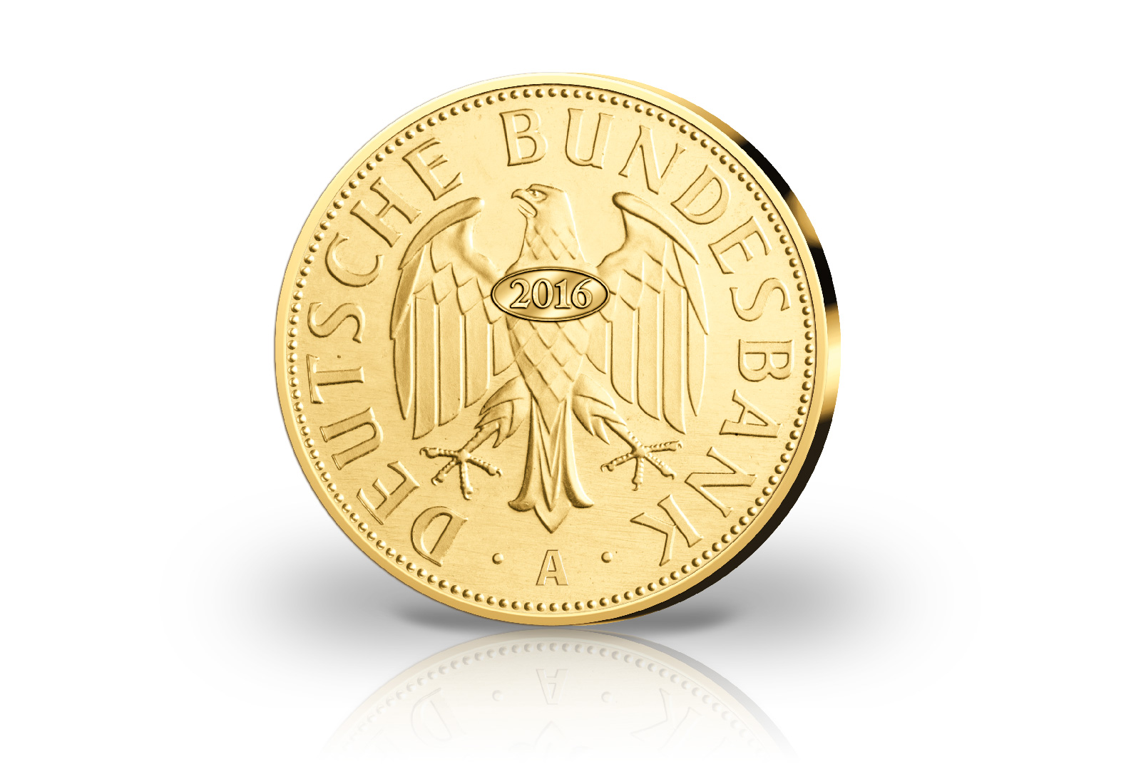 1 Mark BRD 2001 1/10 oz Gold Neuprägung