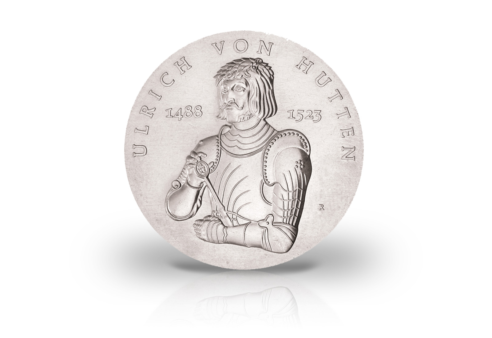 10 Mark Gedenkmünze 1988 DDR Ulrich von Hutten Jaeger-Nr. 1622