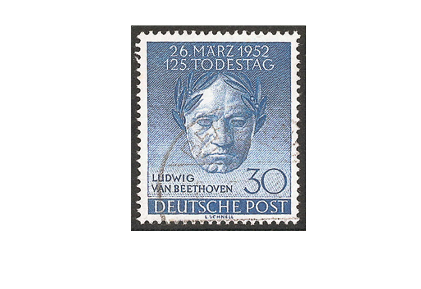 Briefmarke Berlin 87 gest. 125.Todestag Ludwig van Beethoven