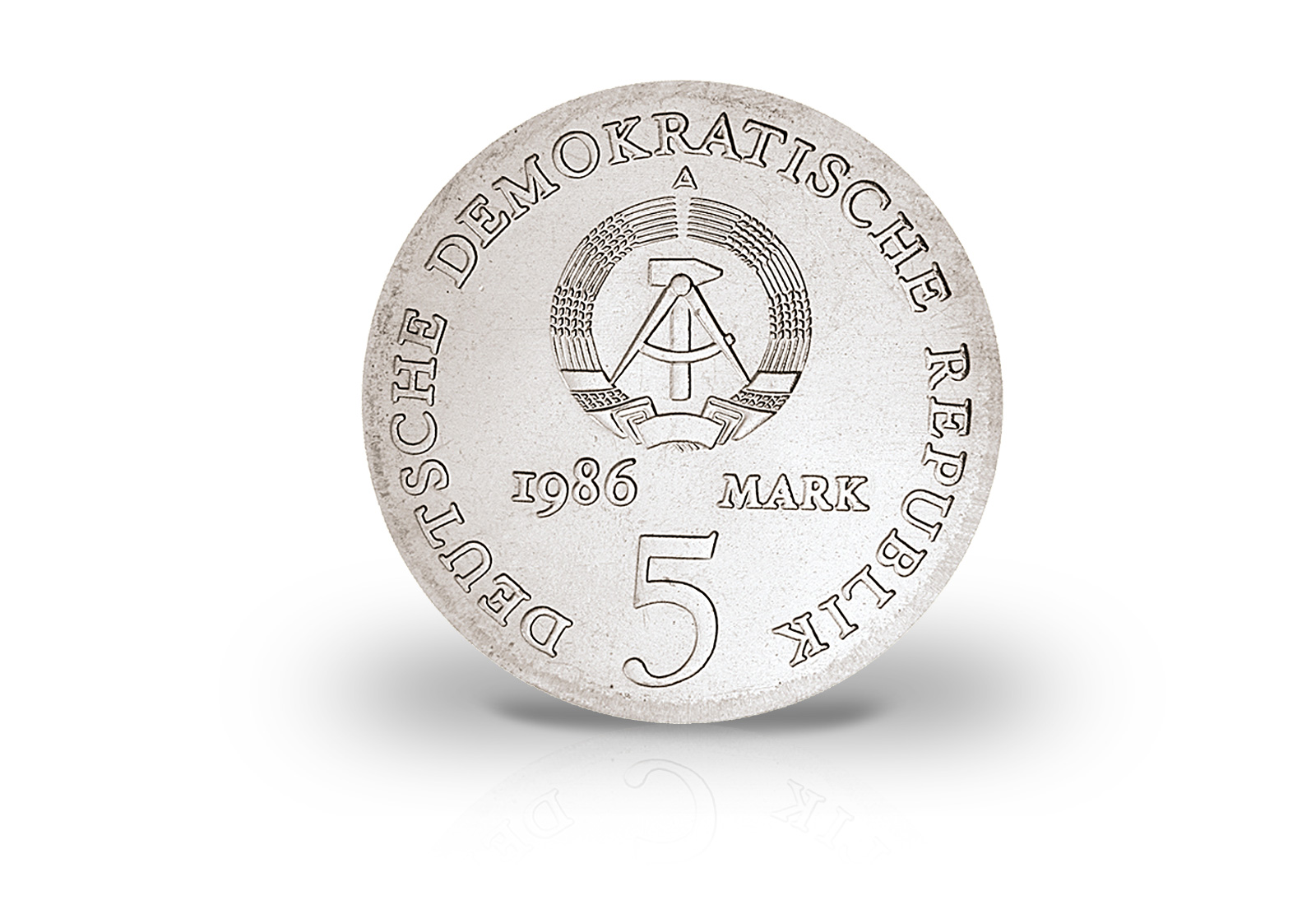 5 Mark Gedenkmünze 1980 DDR Adolph von Menzel Jaeger-Nr. 1576