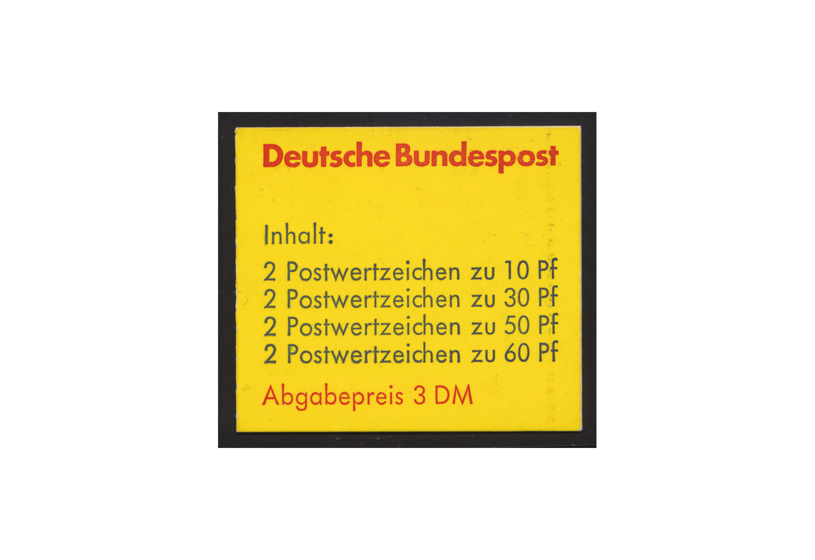 BRD Markenheftchen 23 1980 Burgen und Schösser postfrisch