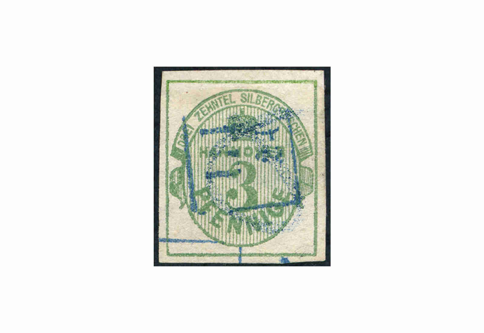 Briefmarke Altdeutschland Hannover Freimarke 1863 Michel-Nr. 20 gestempelt geprüft
