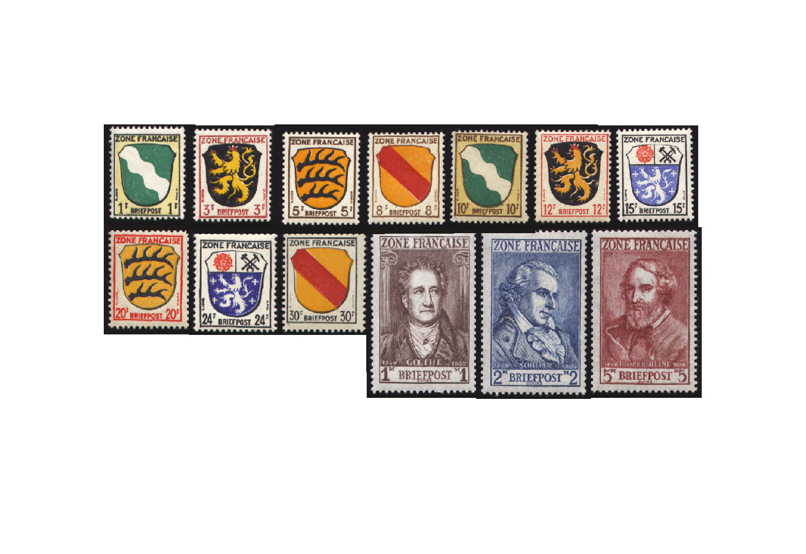 Französische Zone Michel 1 / 13 postfrisch