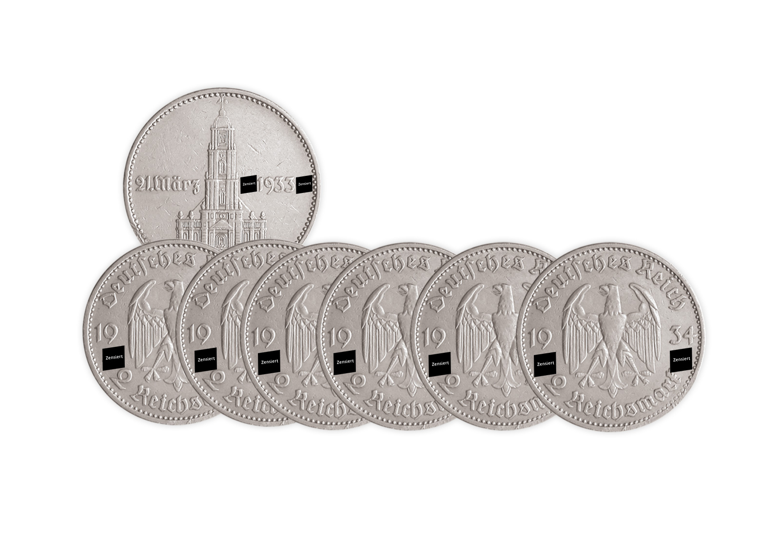 Prägestätten Set Drittes Reich Garnisonskirche