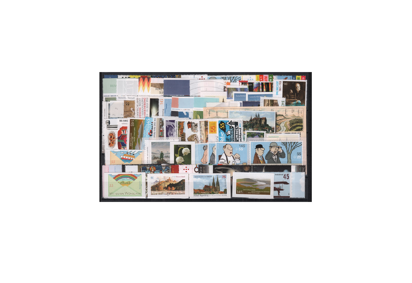 BRD Jahrgang 2017 Michel Nr. 3274 bis 3350 gestempelt