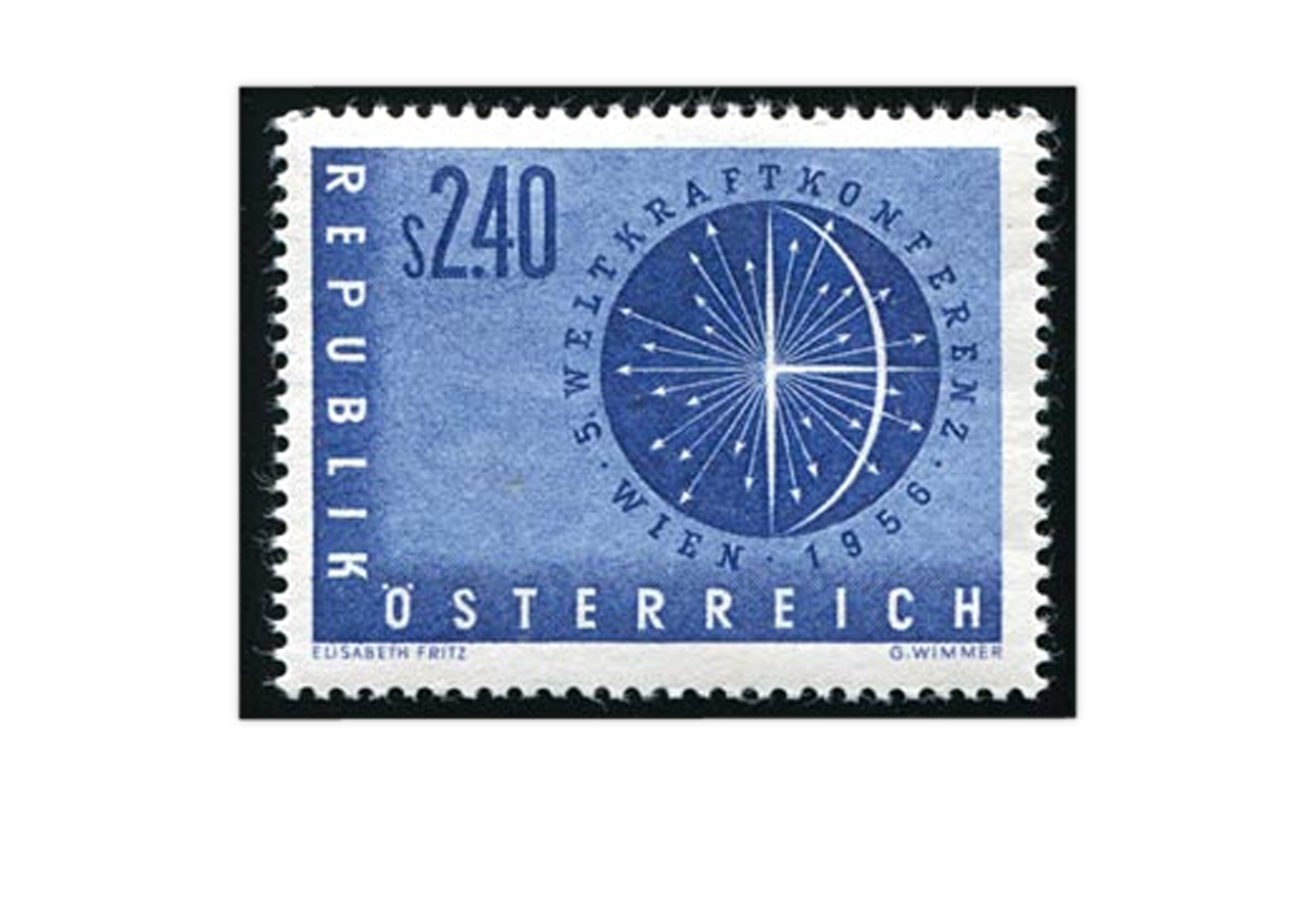 Österreich Weltkraftkonferenz 1956 Mi.Nr. 1026 **