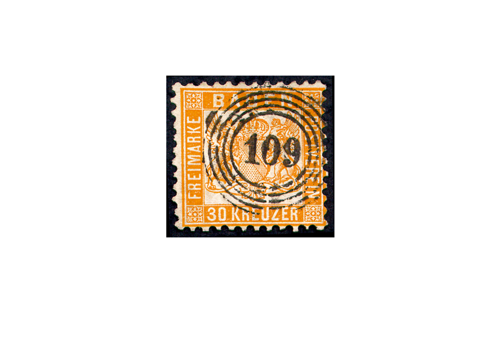Briefmarke Altdeutschland Baden Freimarke 1862 Michel-Nr. 22 gestempelt